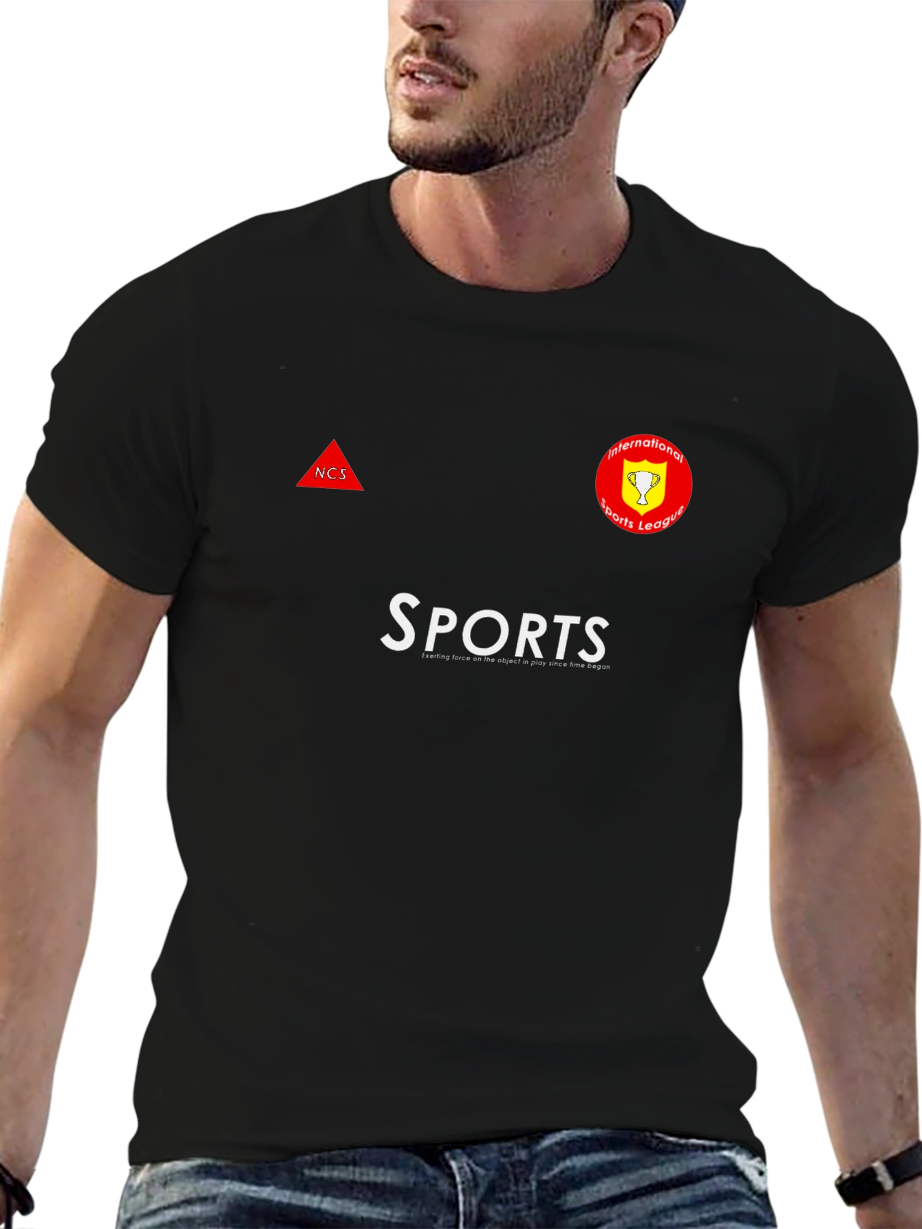 Black Sports T-Shirt