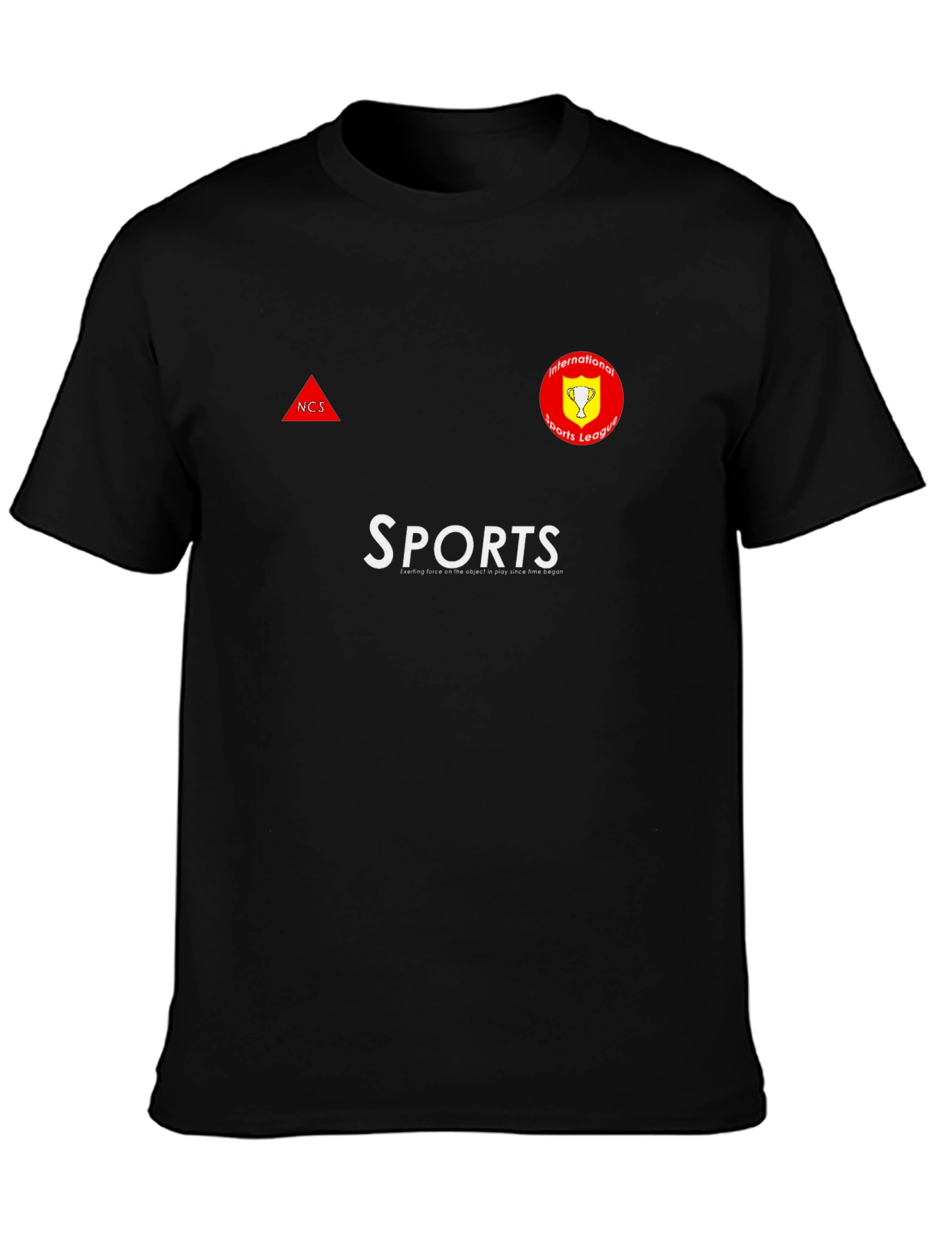 Black Sports T-Shirt