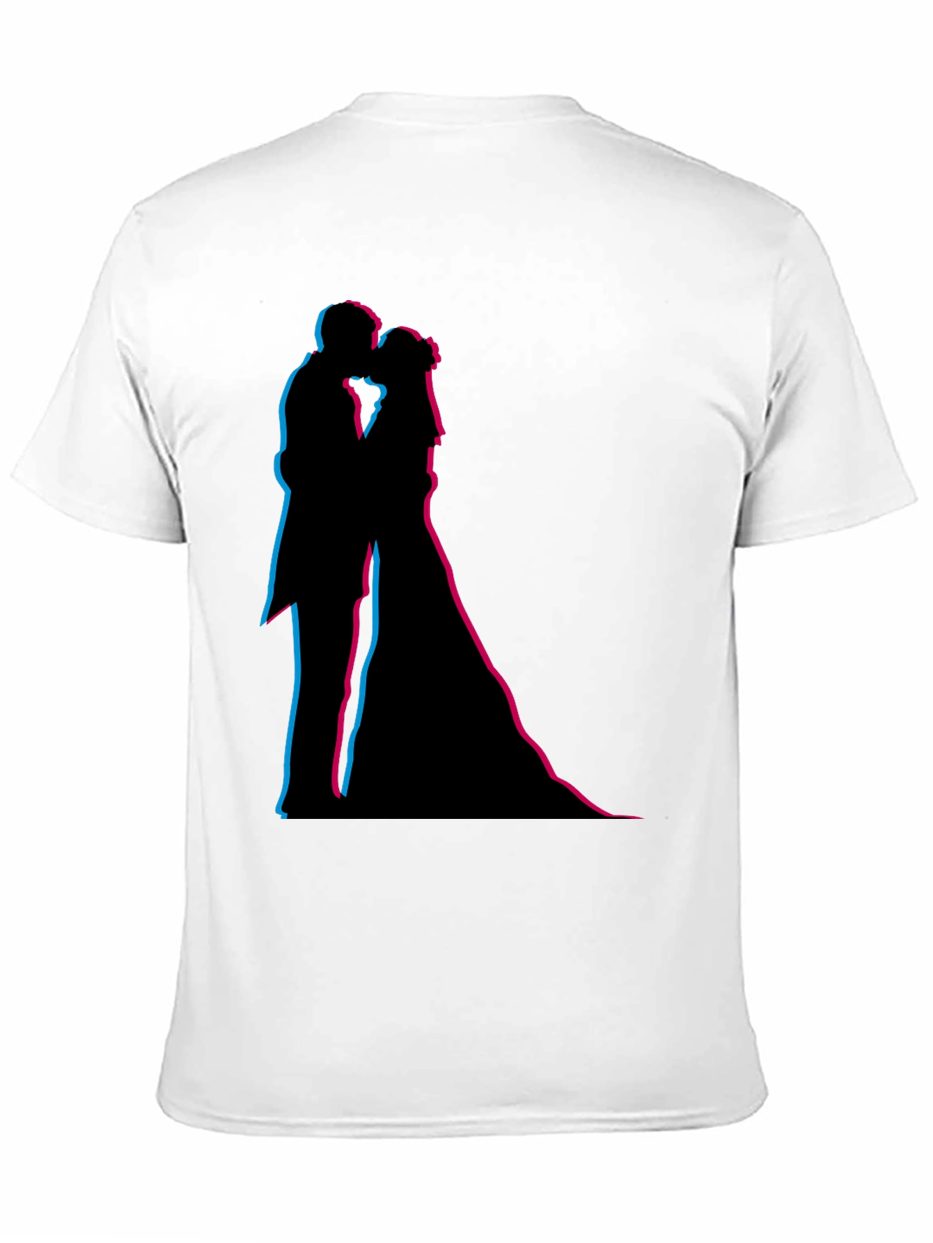 Silhouette Kiss Black T-Shirt