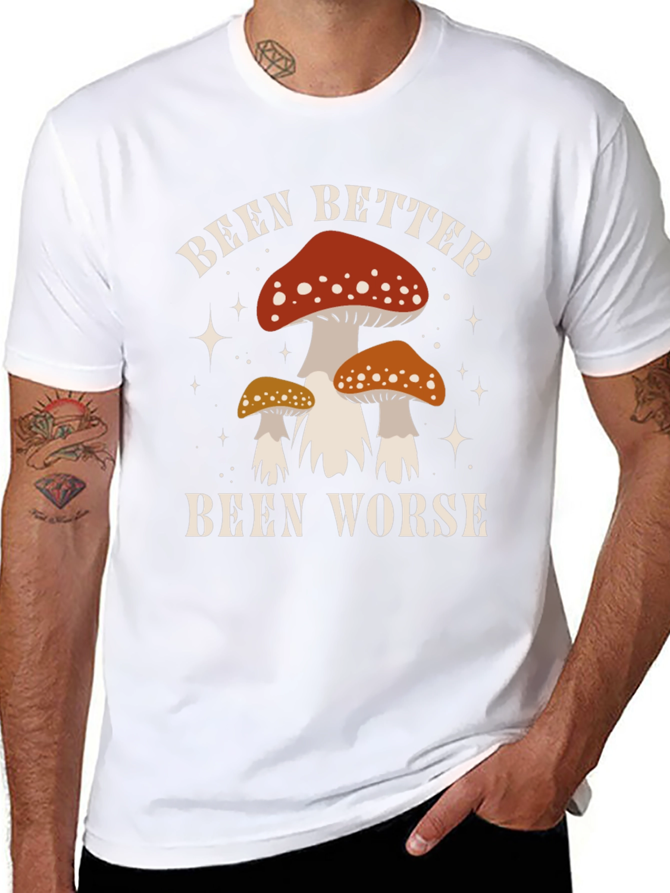 Been Better Been Worse Mushroom Graphic Tee