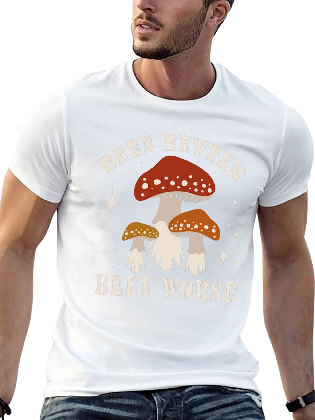 Been Better Been Worse Mushroom Graphic Tee