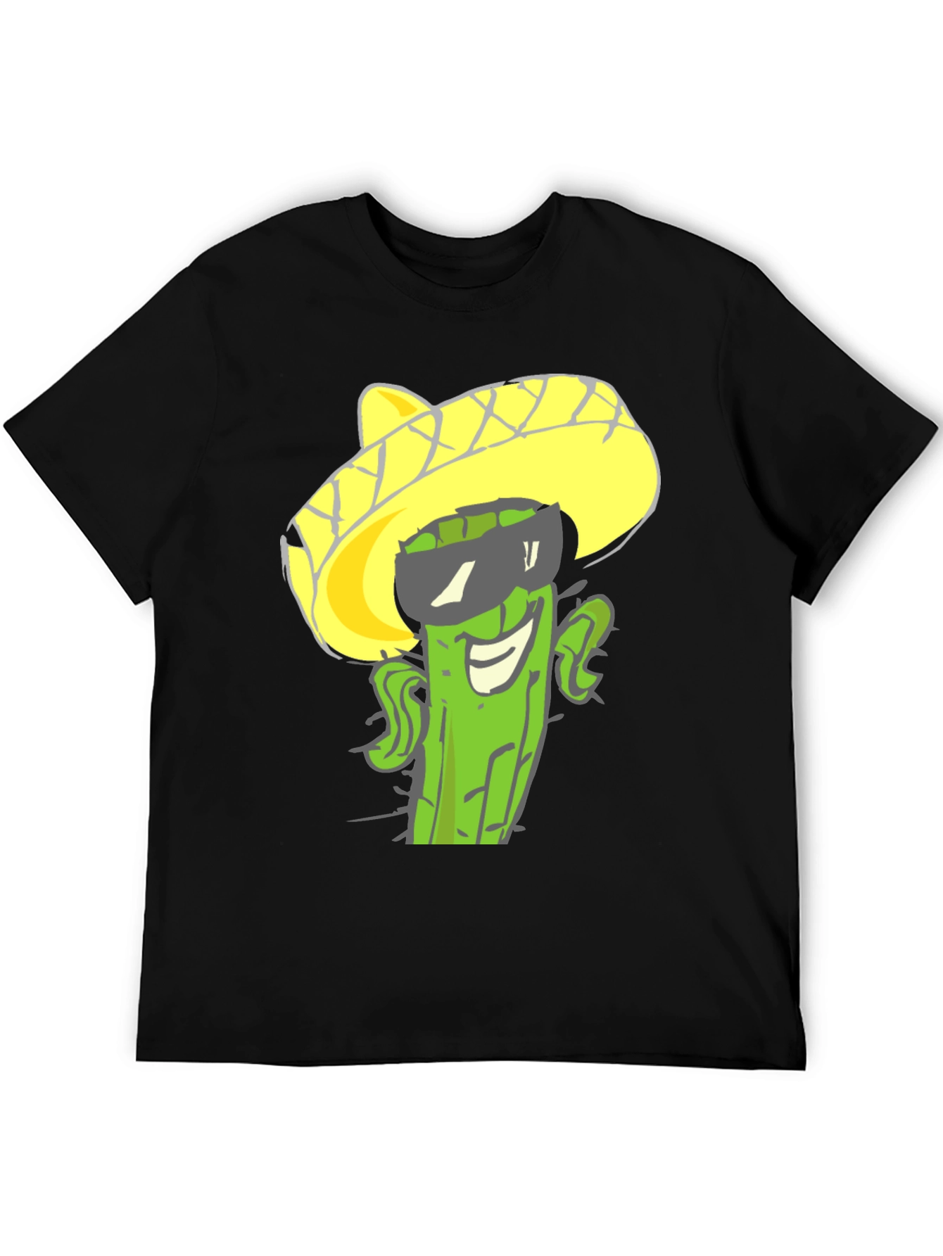 Cactus Sombrero Graphic Tee - Cool Summer Style