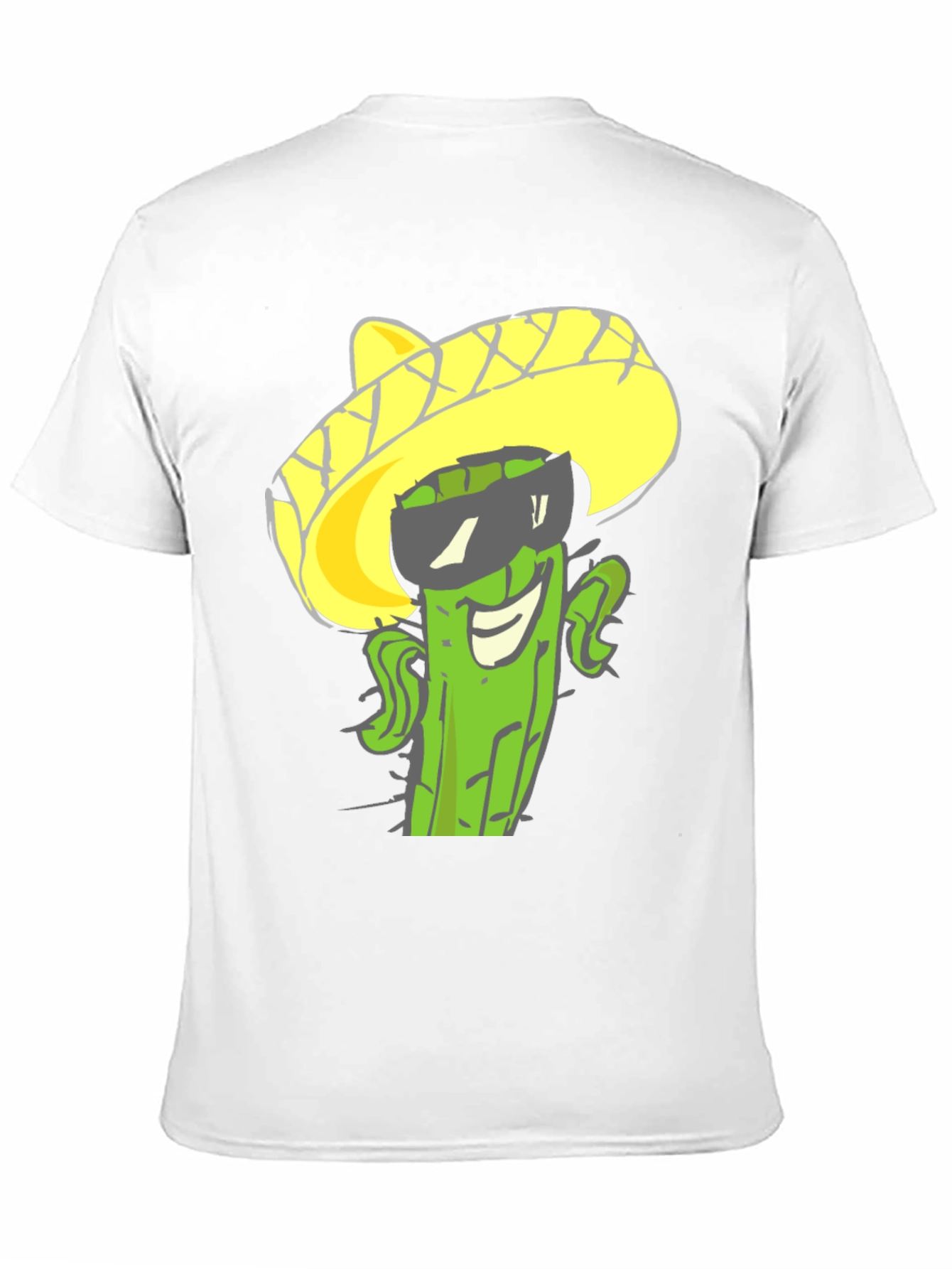 Cactus Sombrero Graphic Tee - Cool Summer Style