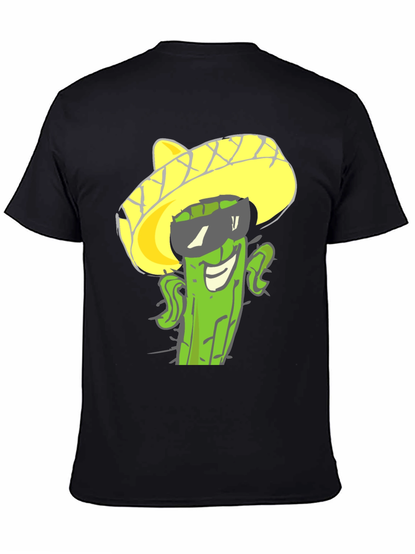Cactus Sombrero Graphic Tee - Cool Summer Style