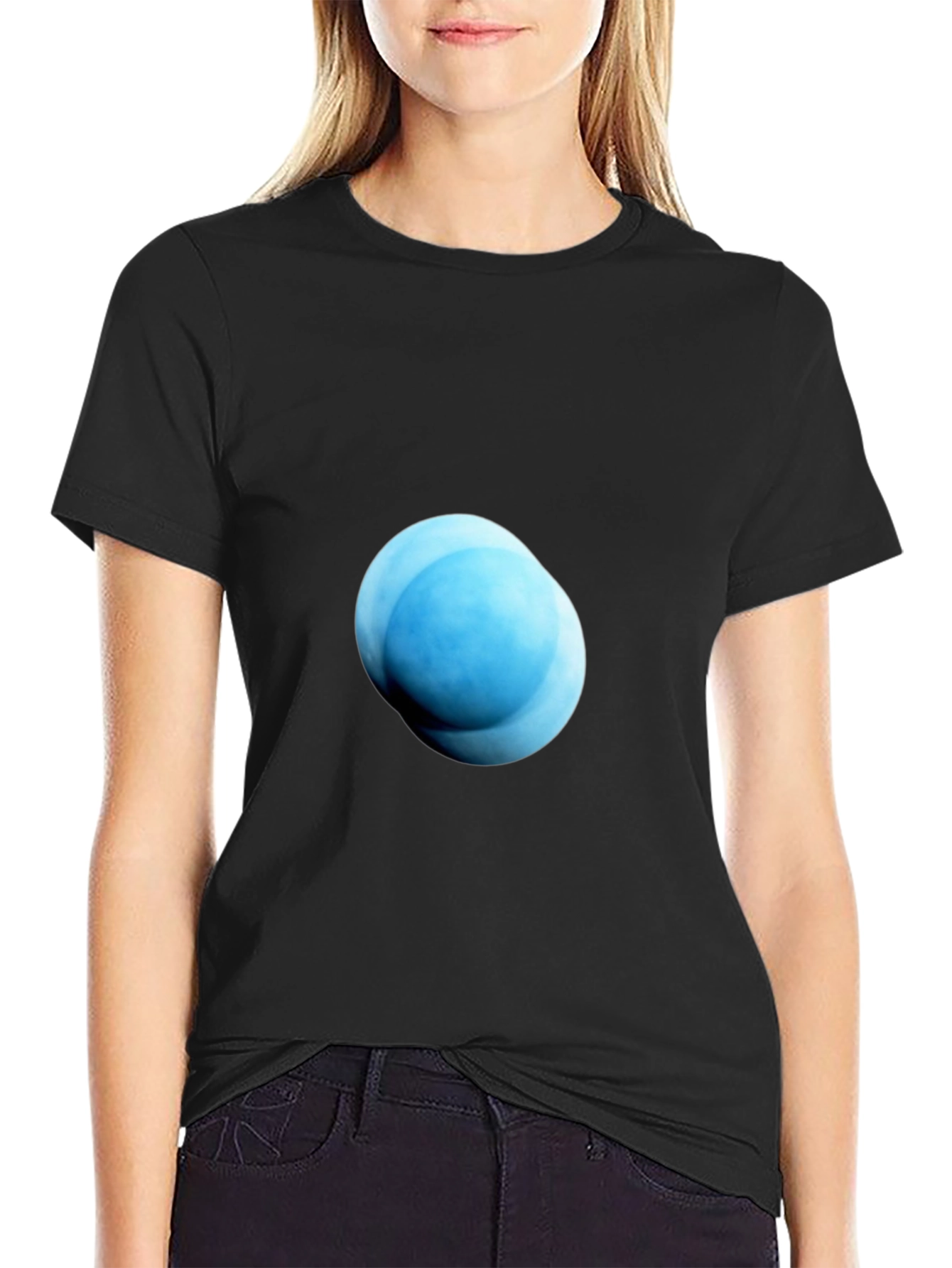 Uranus Graphic Black T-Shirt