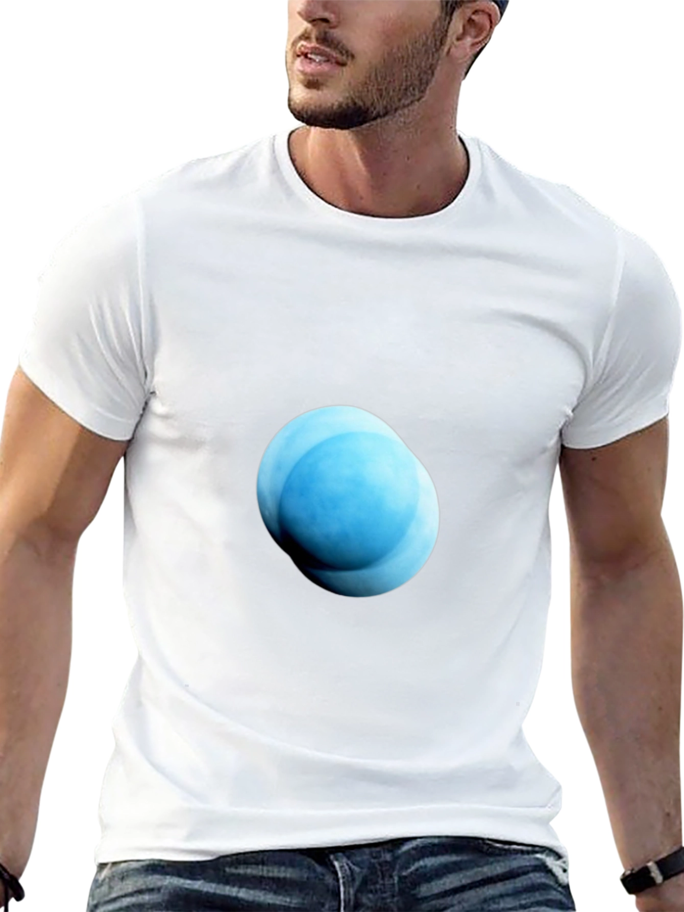 Uranus Graphic Black T-Shirt