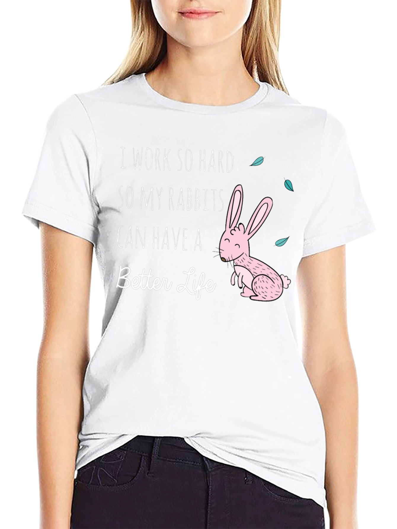 Rabbit Lover Graphic T-Shirt