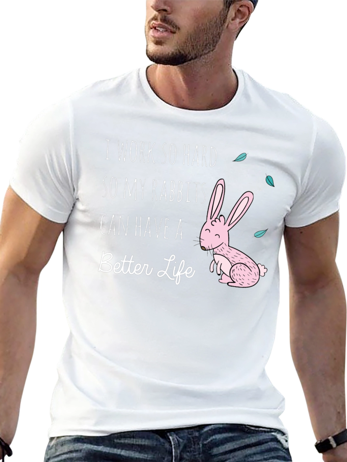 Rabbit Lover Graphic T-Shirt