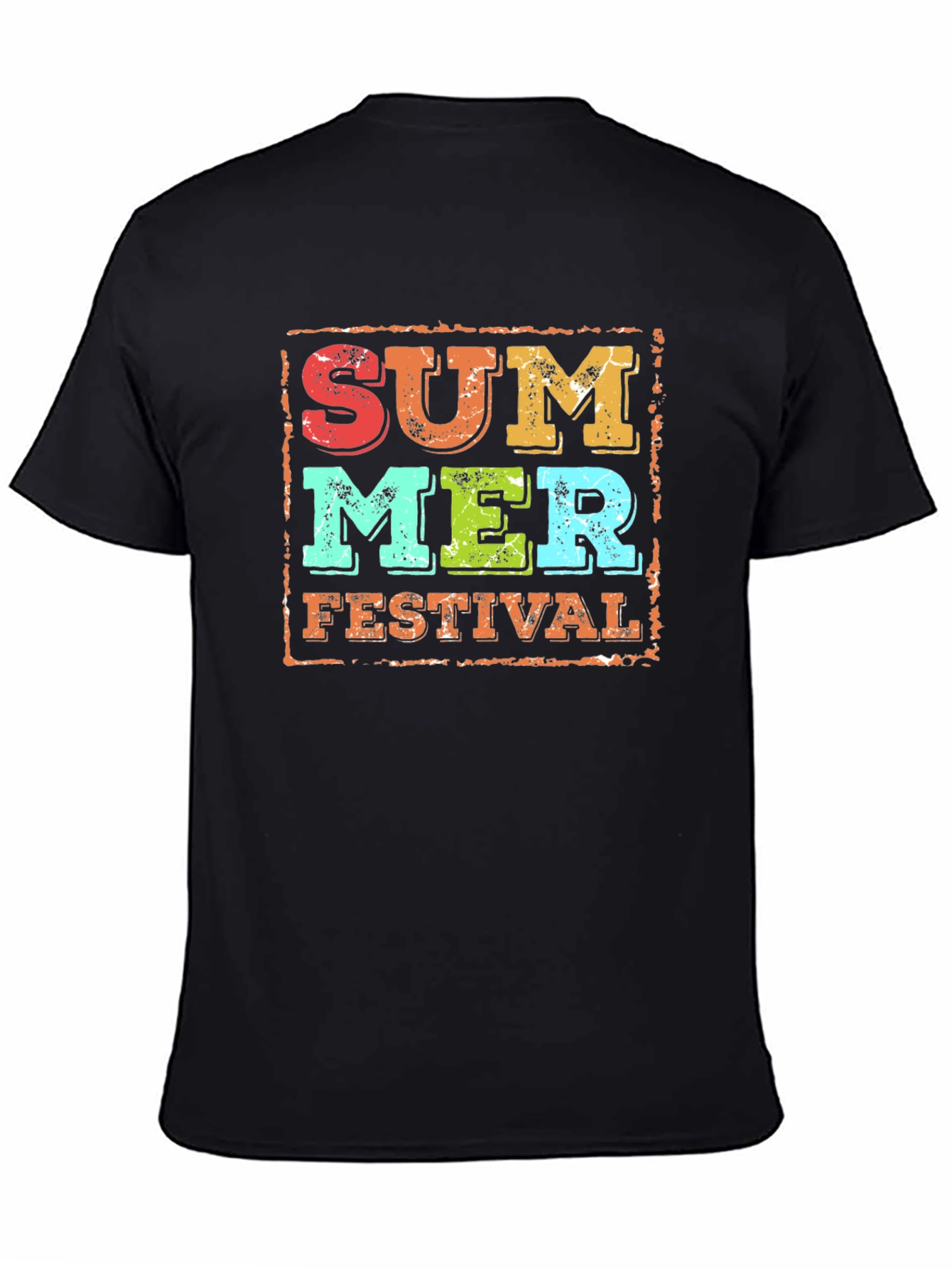 Summer Festival Graphic Tee - Retro Design
