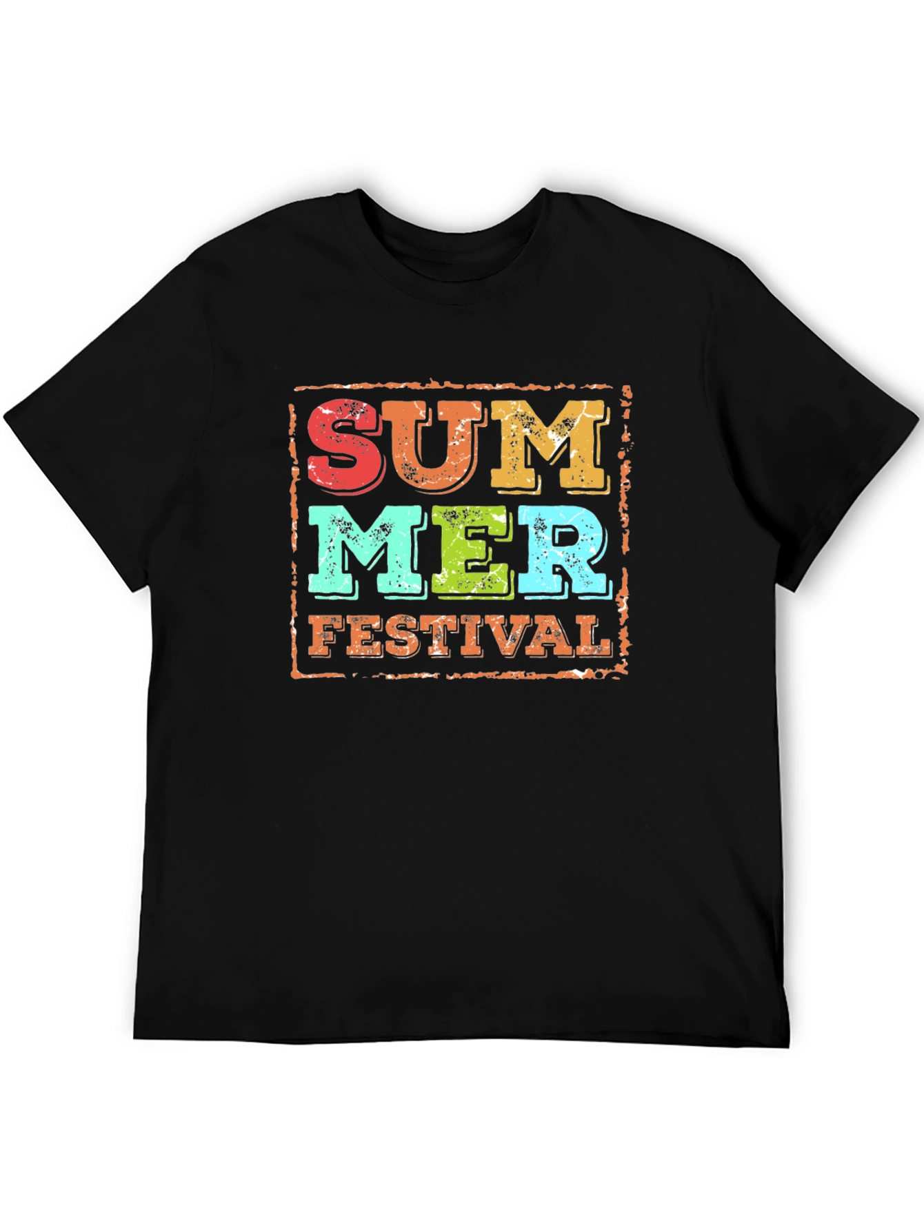 Summer Festival Graphic Tee - Retro Design