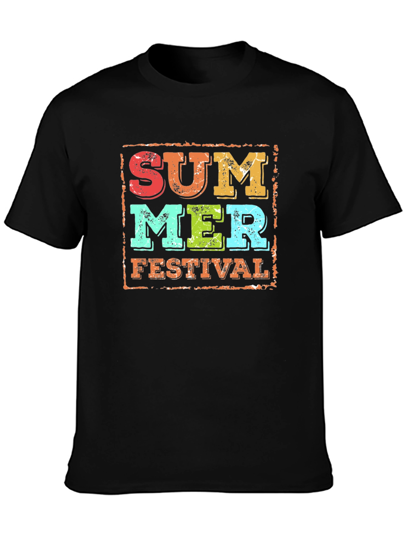 Summer Festival Graphic Tee - Retro Design