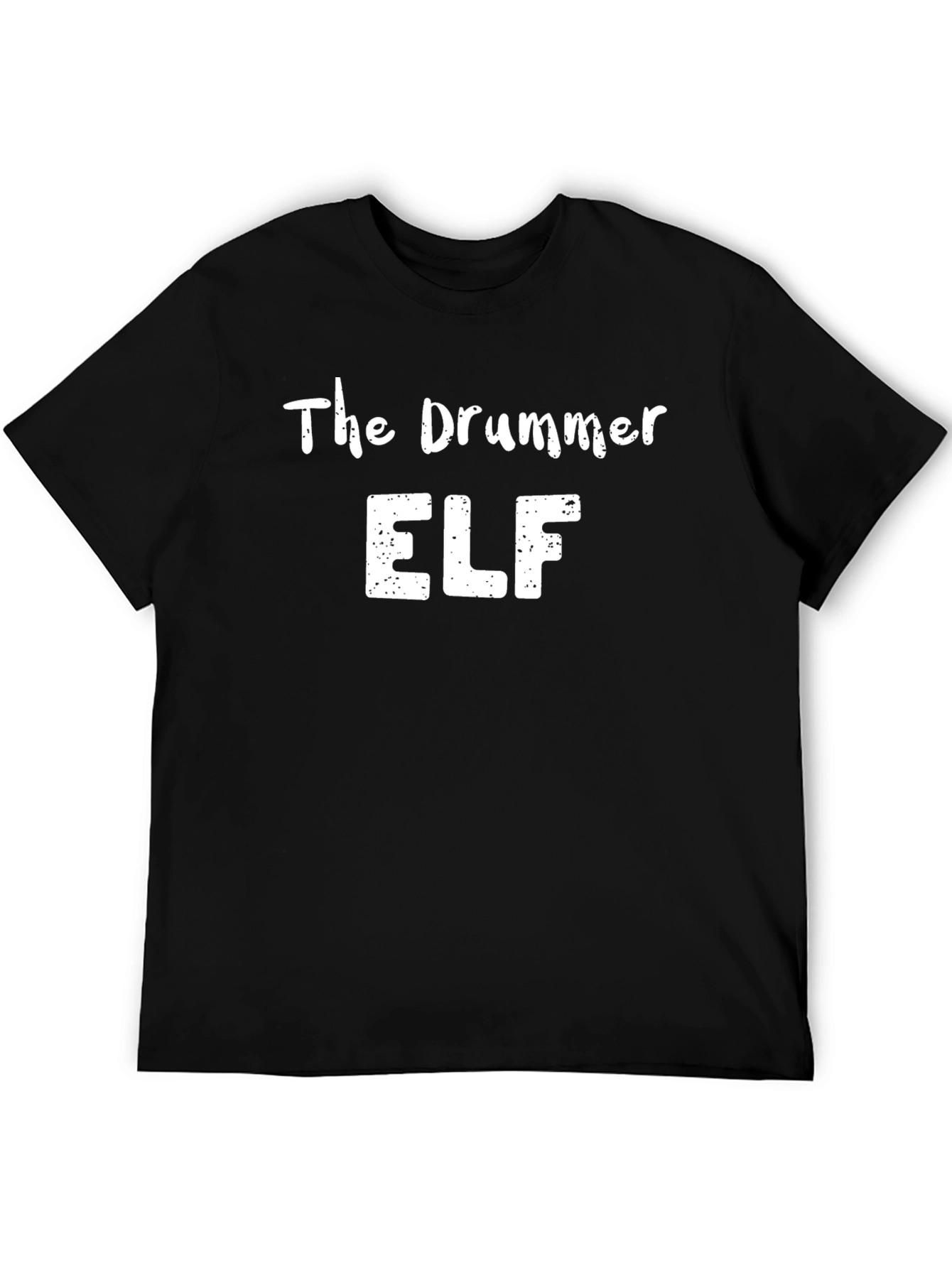 The Drummer Elf T-Shirt - Holiday Gift