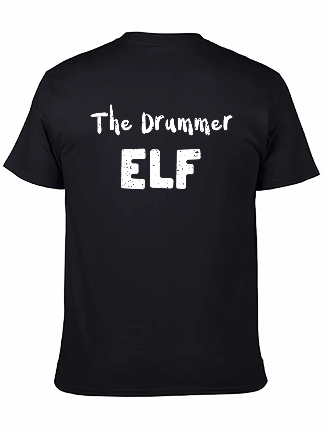 The Drummer Elf T-Shirt - Holiday Gift