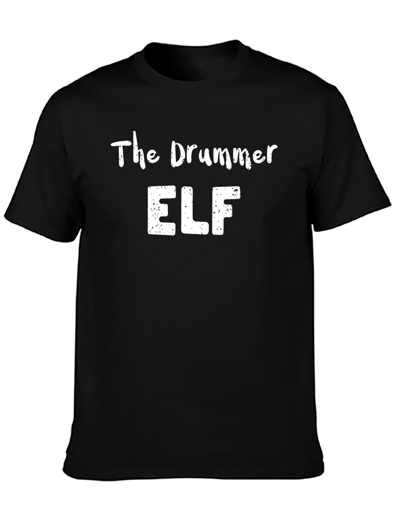 The Drummer Elf T-Shirt - Holiday Gift