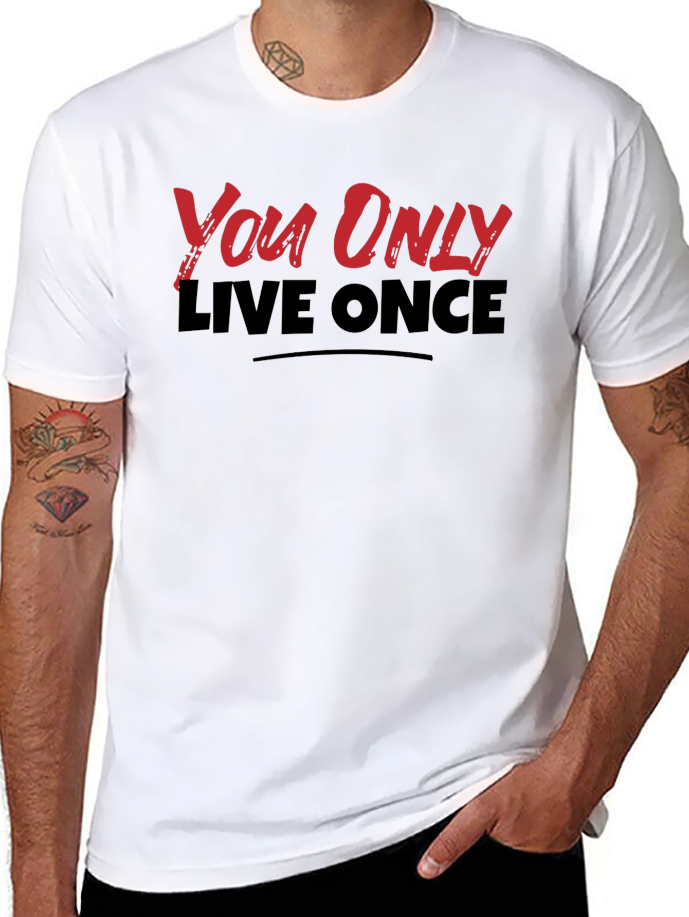 You Only Live Once Graphic T-Shirt - YOLO Tee