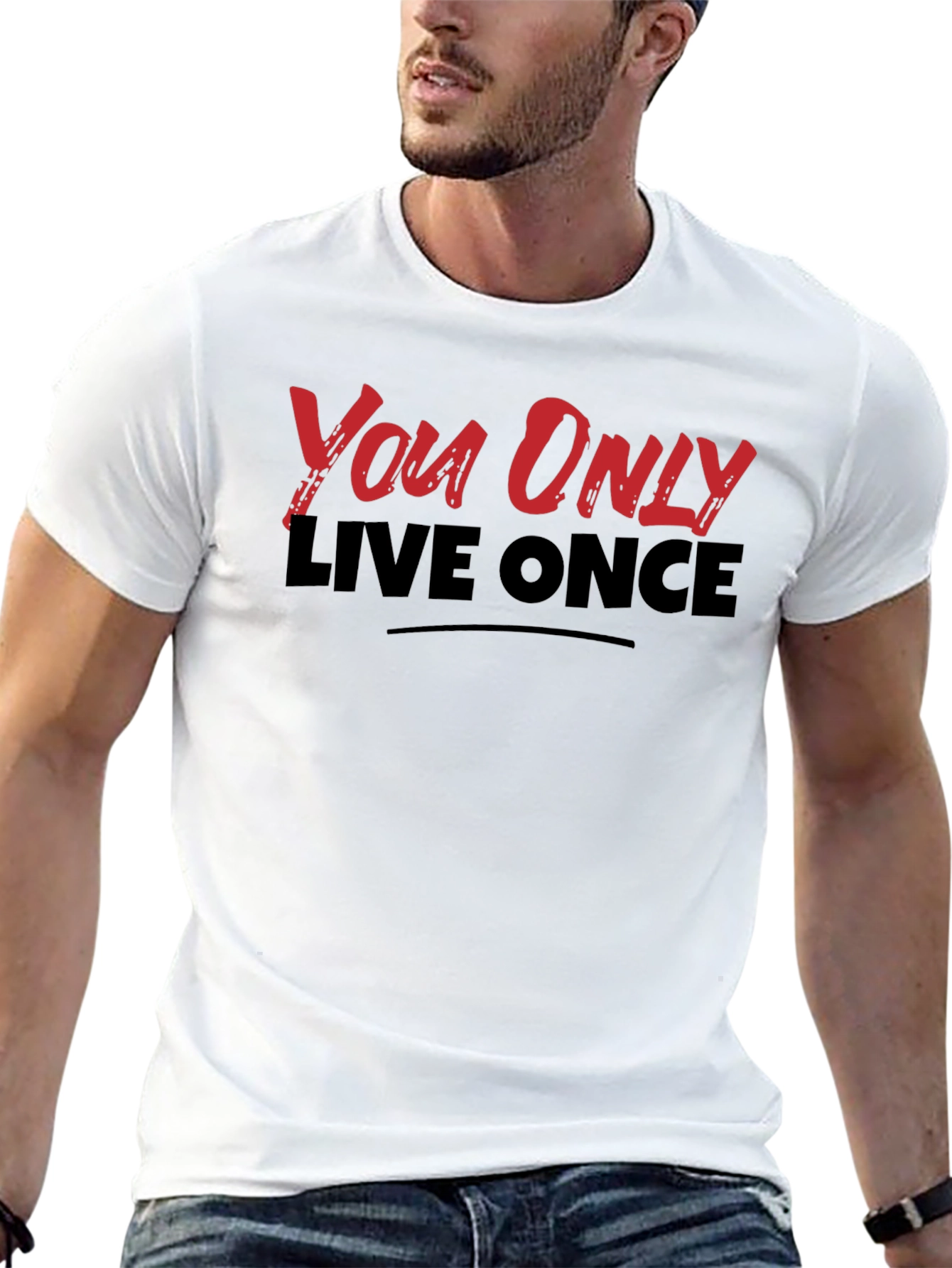 You Only Live Once Graphic T-Shirt - YOLO Tee