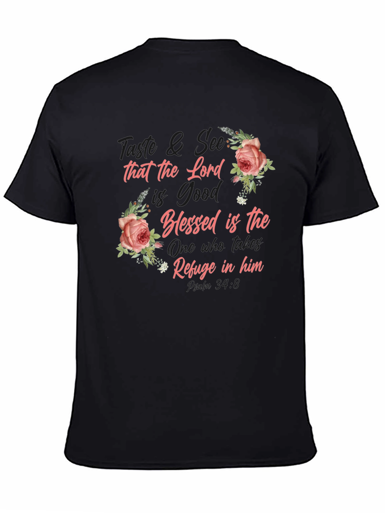 Taste and See Floral Graphic Tee