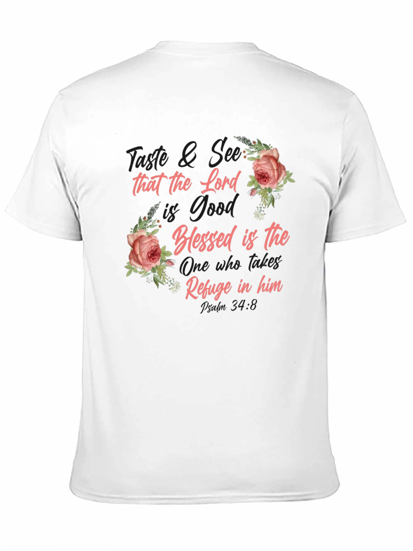 Taste and See Floral Graphic Tee