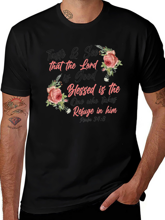 Taste and See Floral Graphic Tee
