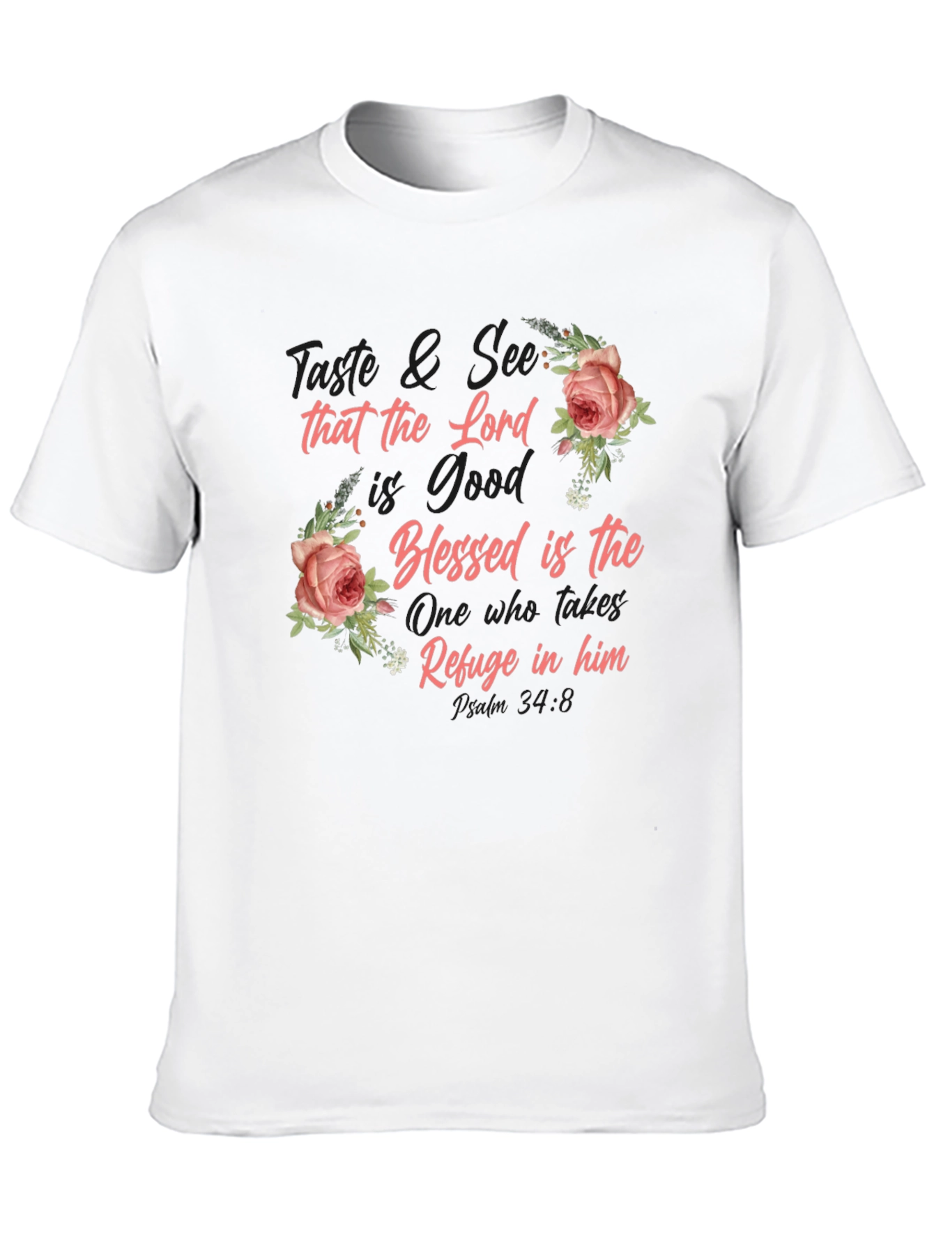 Taste and See Floral Graphic Tee
