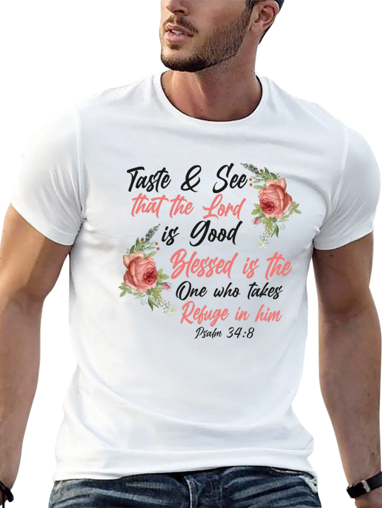 Taste and See Floral Graphic Tee
