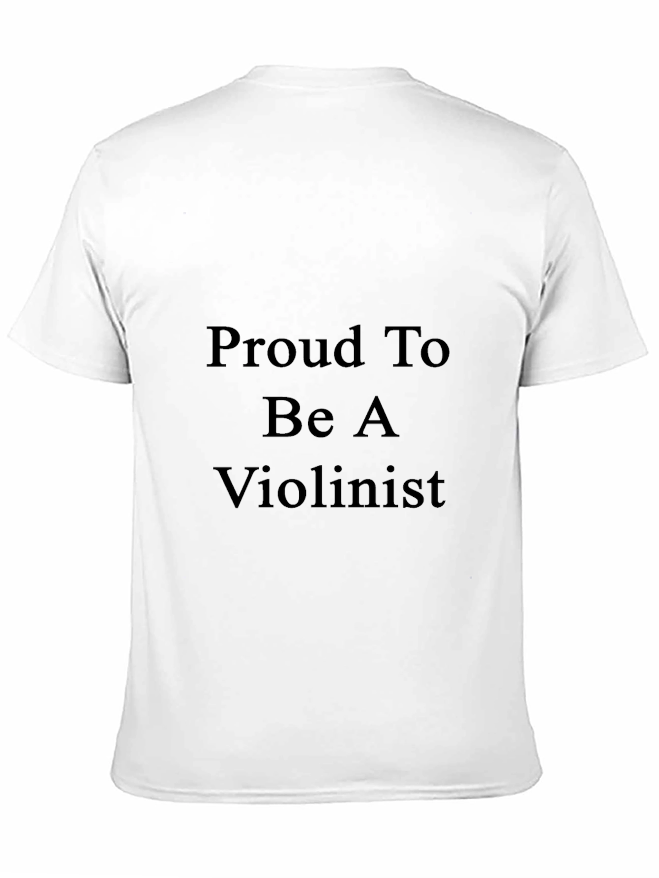 Proud Violinist Black T-Shirt