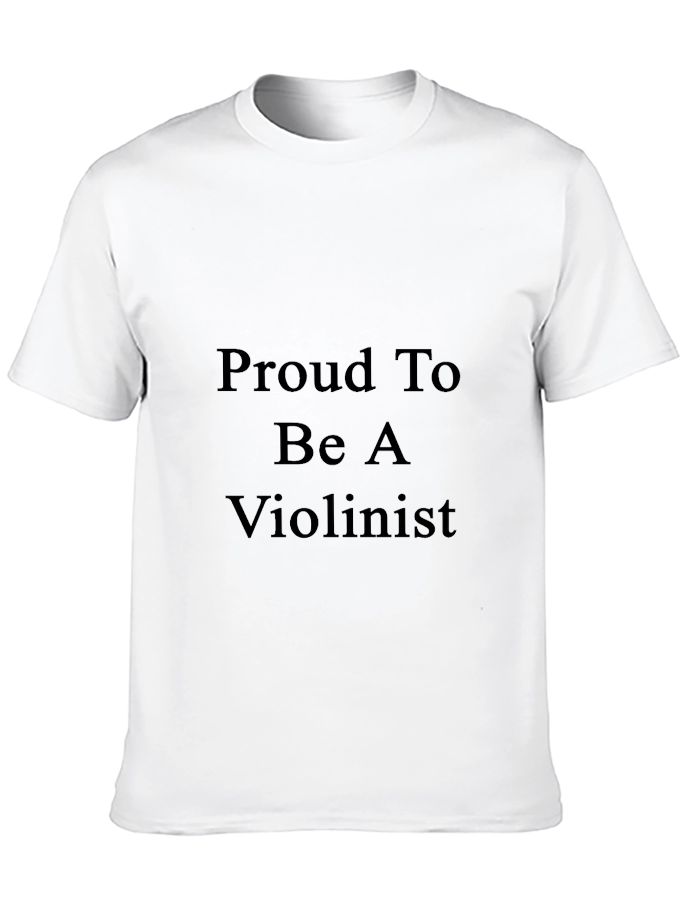 Proud Violinist Black T-Shirt