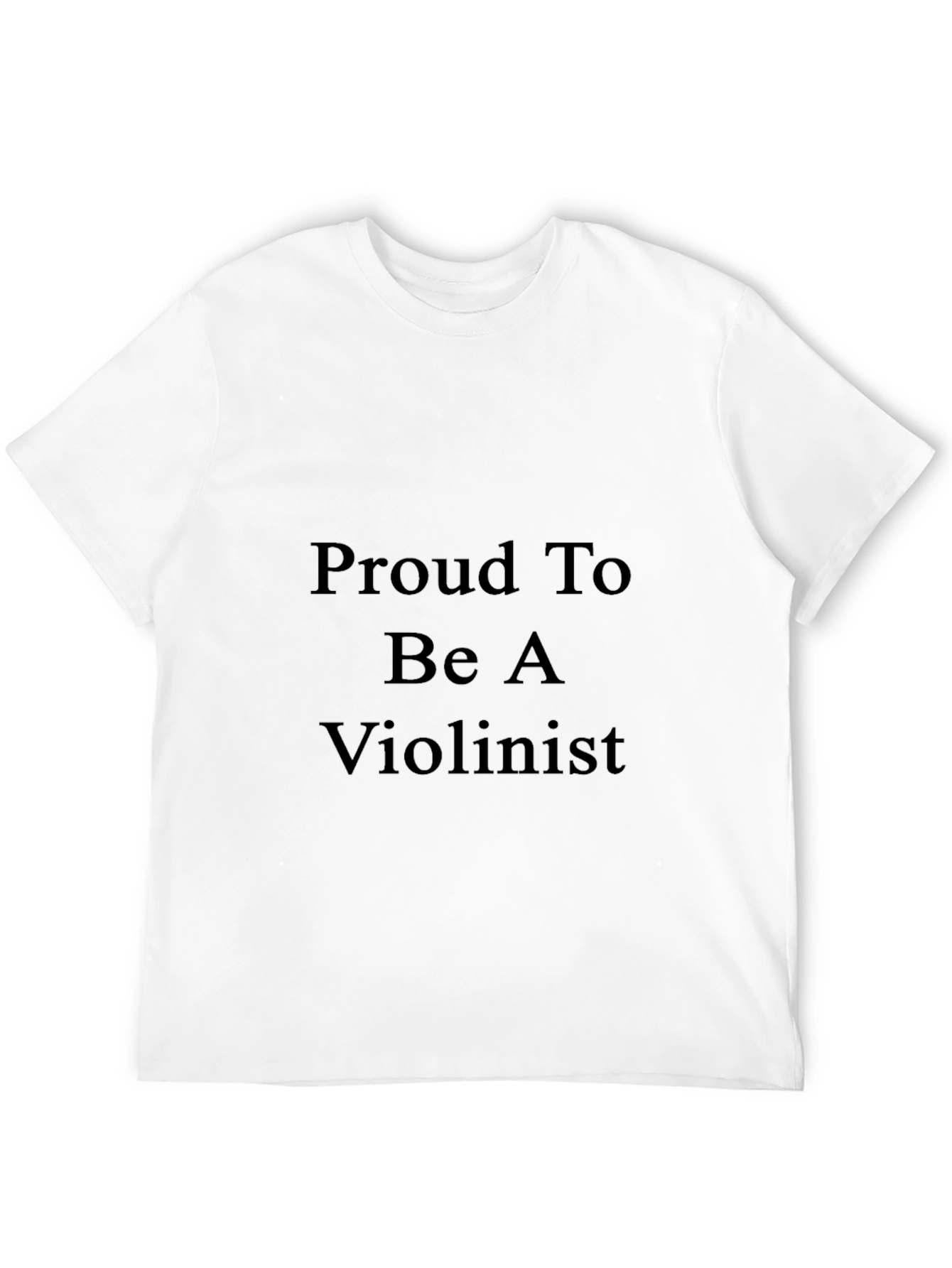 Proud Violinist Black T-Shirt