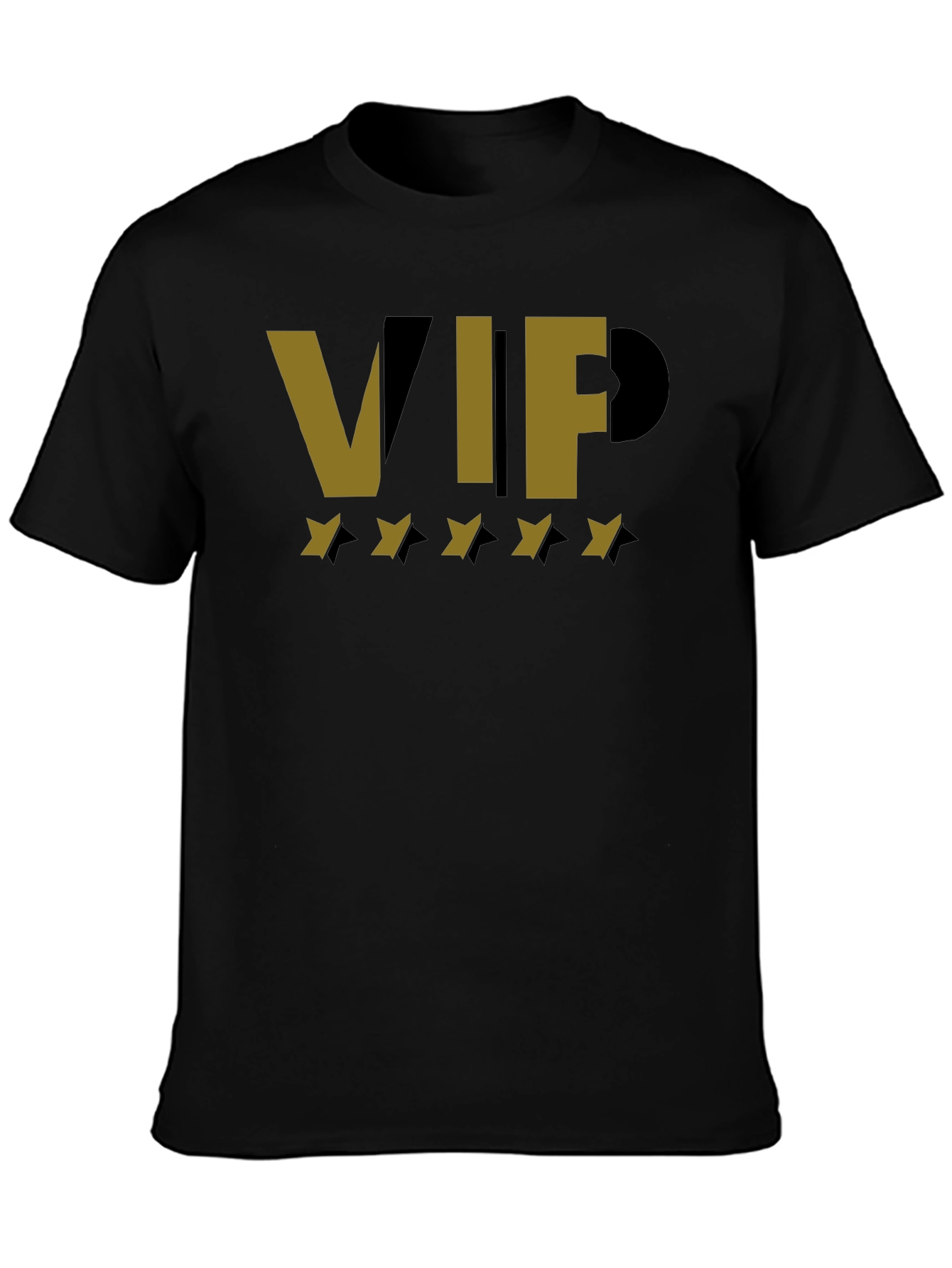 VIP Star Graphic Black T-Shirt