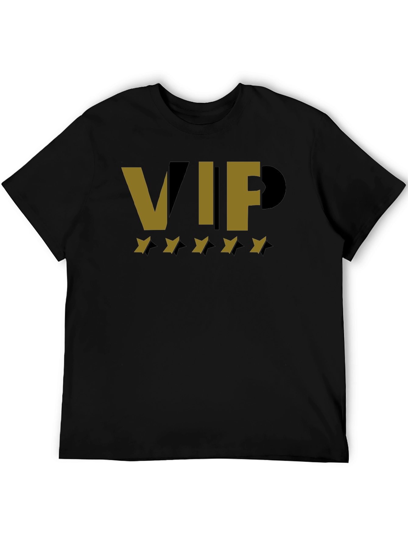 VIP Star Graphic Black T-Shirt