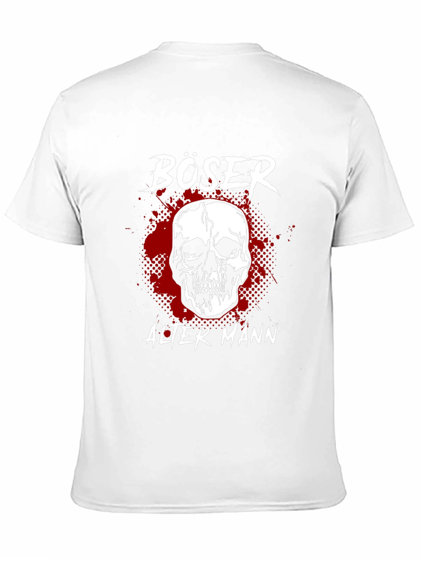 Böser Alter Mann Skull Graphic Tee