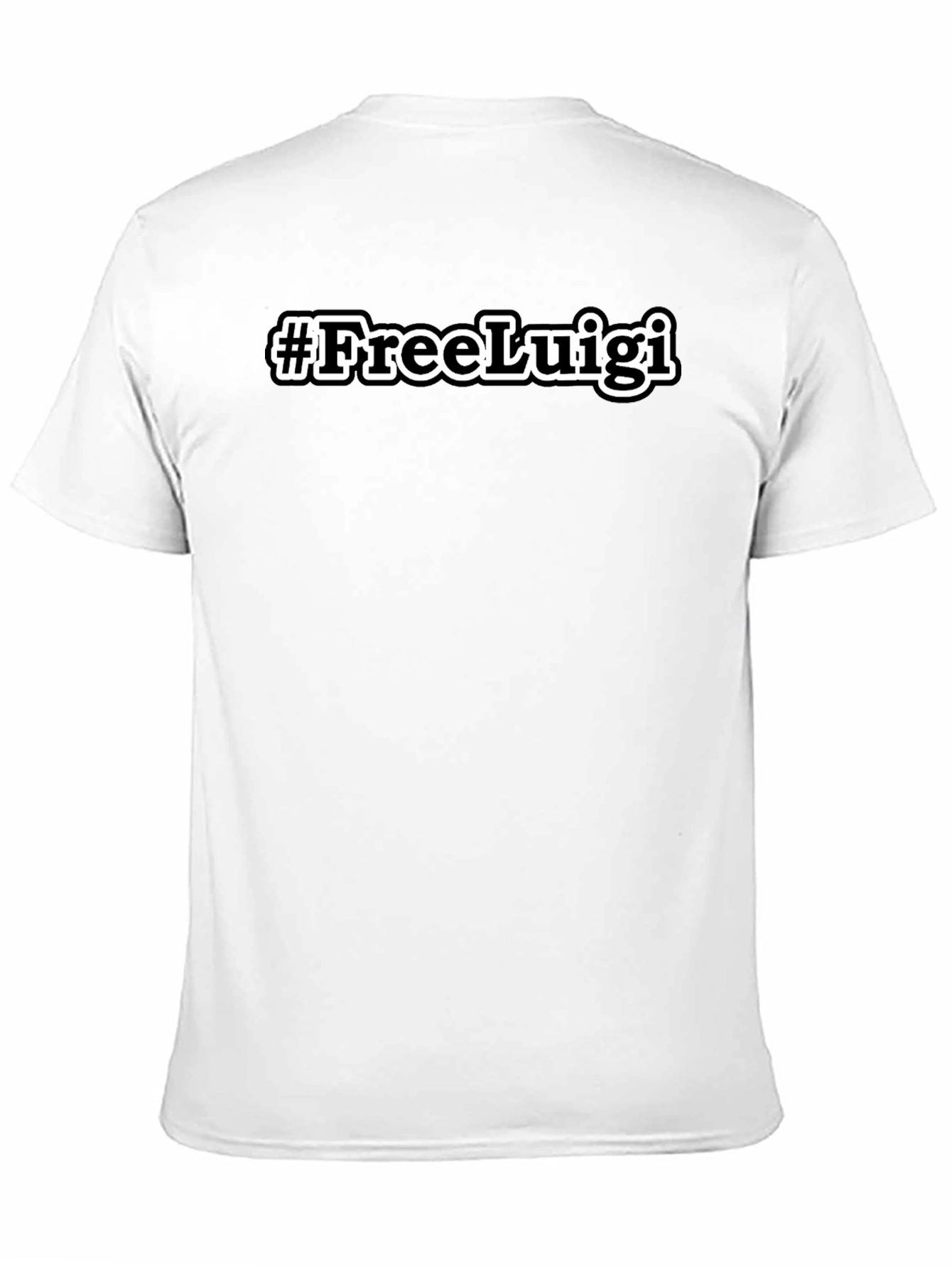 #FreeLuigi Black T-Shirt - Trendy Graphic Tee