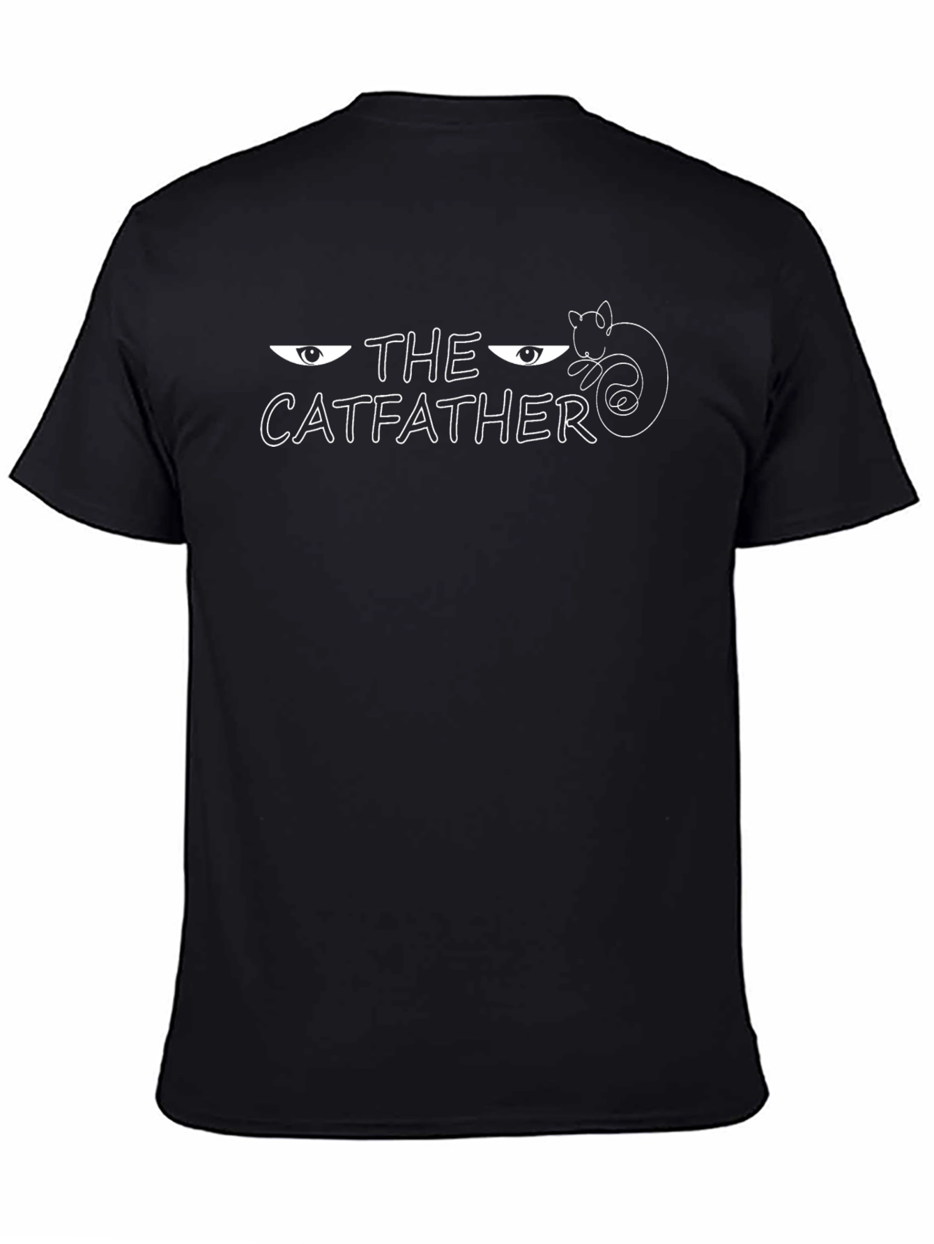 The Catfather Graphic T-Shirt - Funny Cat Lover Tee