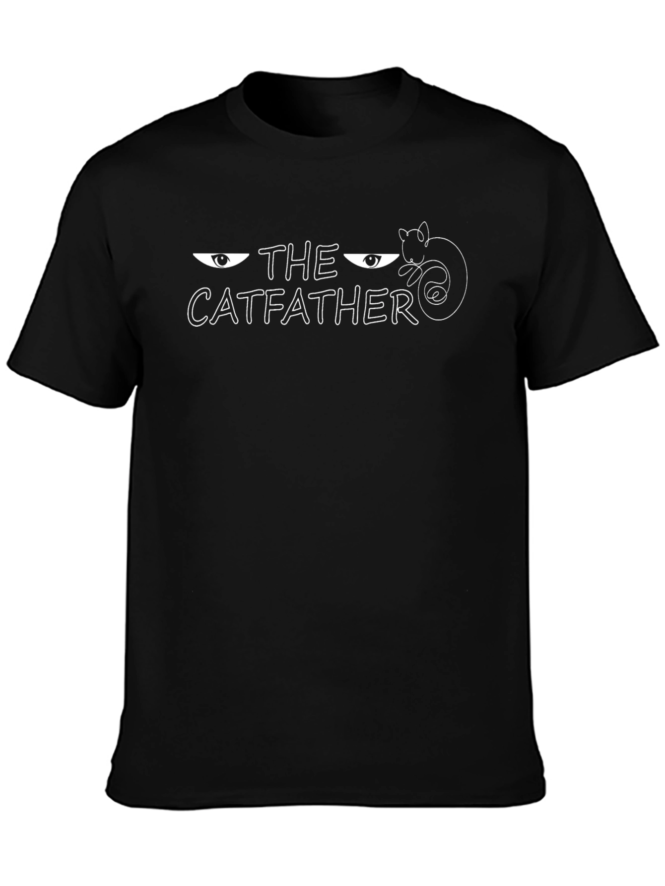 The Catfather Graphic T-Shirt - Funny Cat Lover Tee