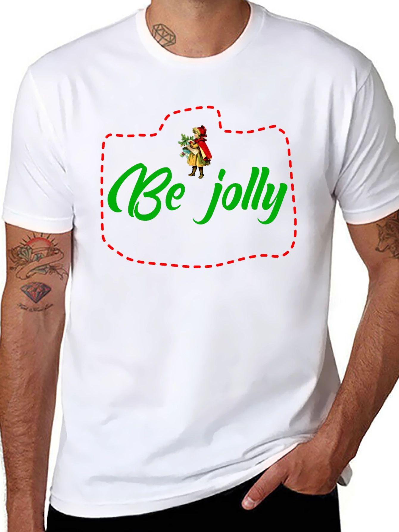 Be Jolly Christmas Graphic T-Shirt