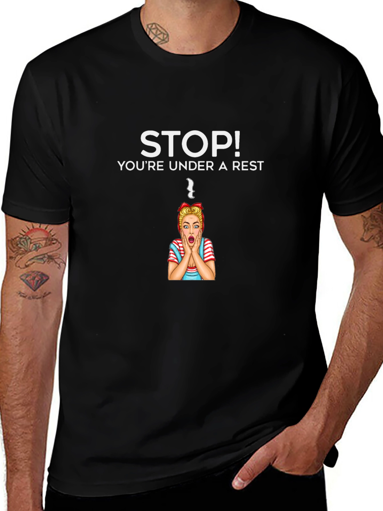 Stop Youre Under A Rest T-Shirt
