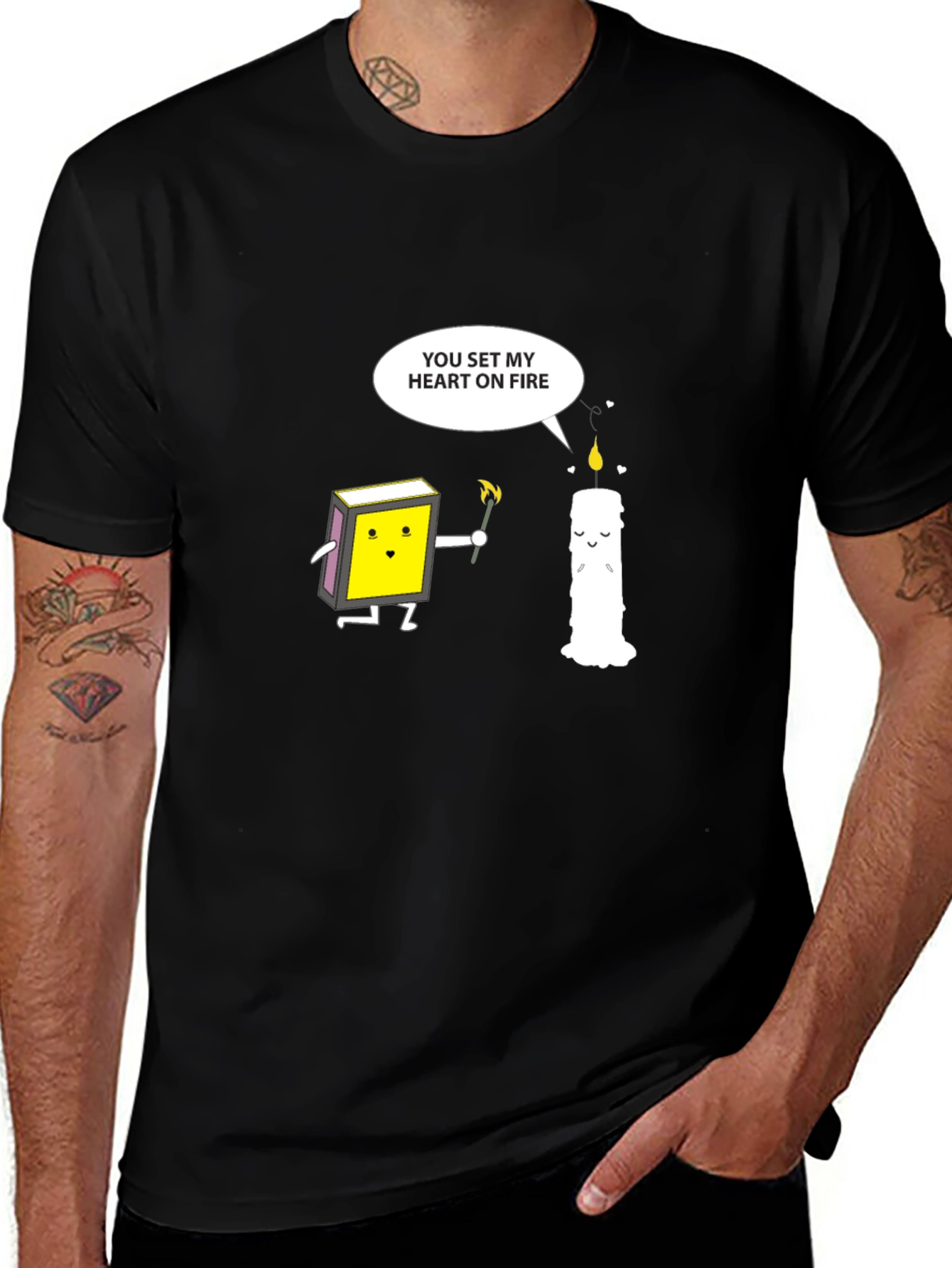 You Set My Heart on Fire Graphic Tee