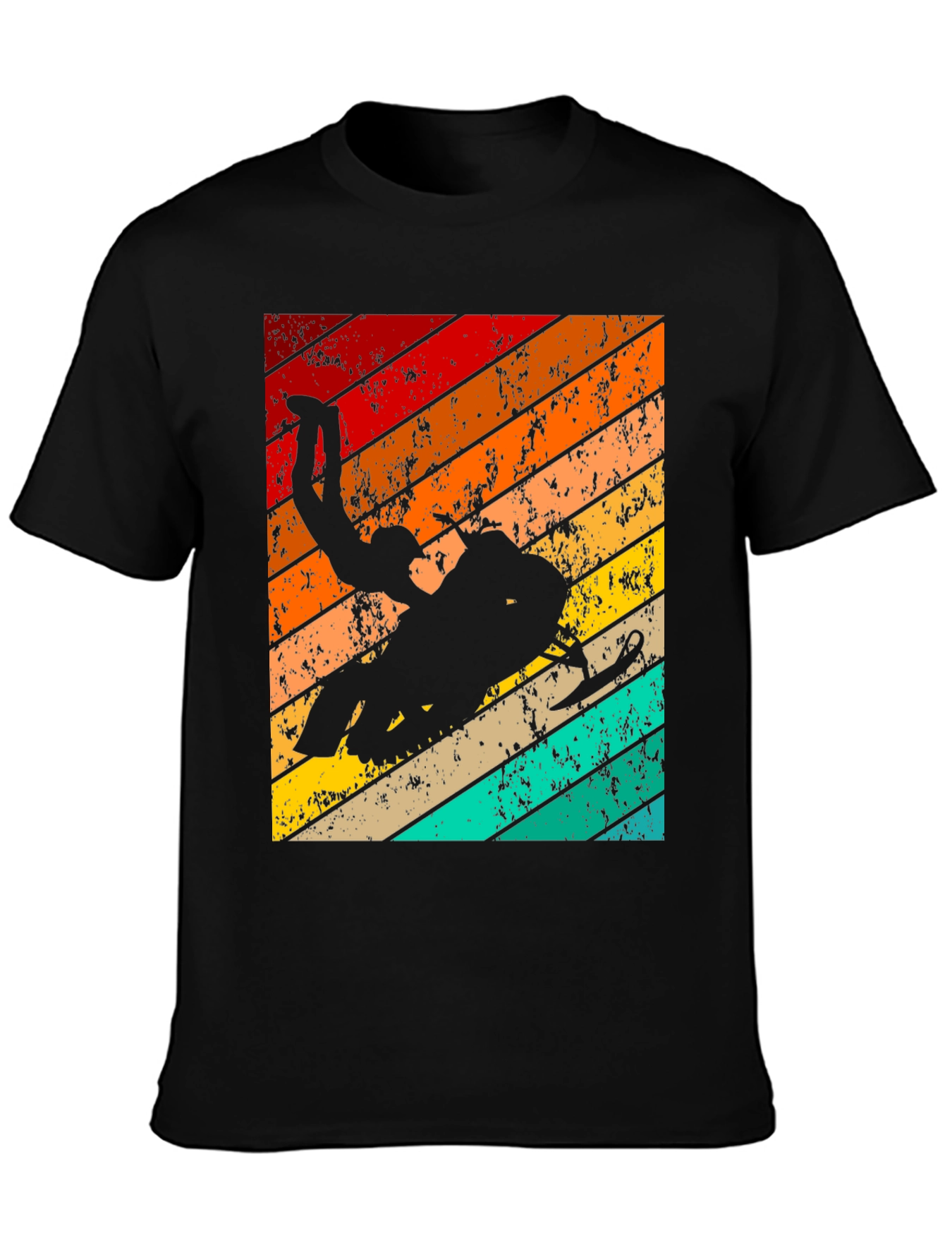Retro Snowmobile Stunt T-Shirt