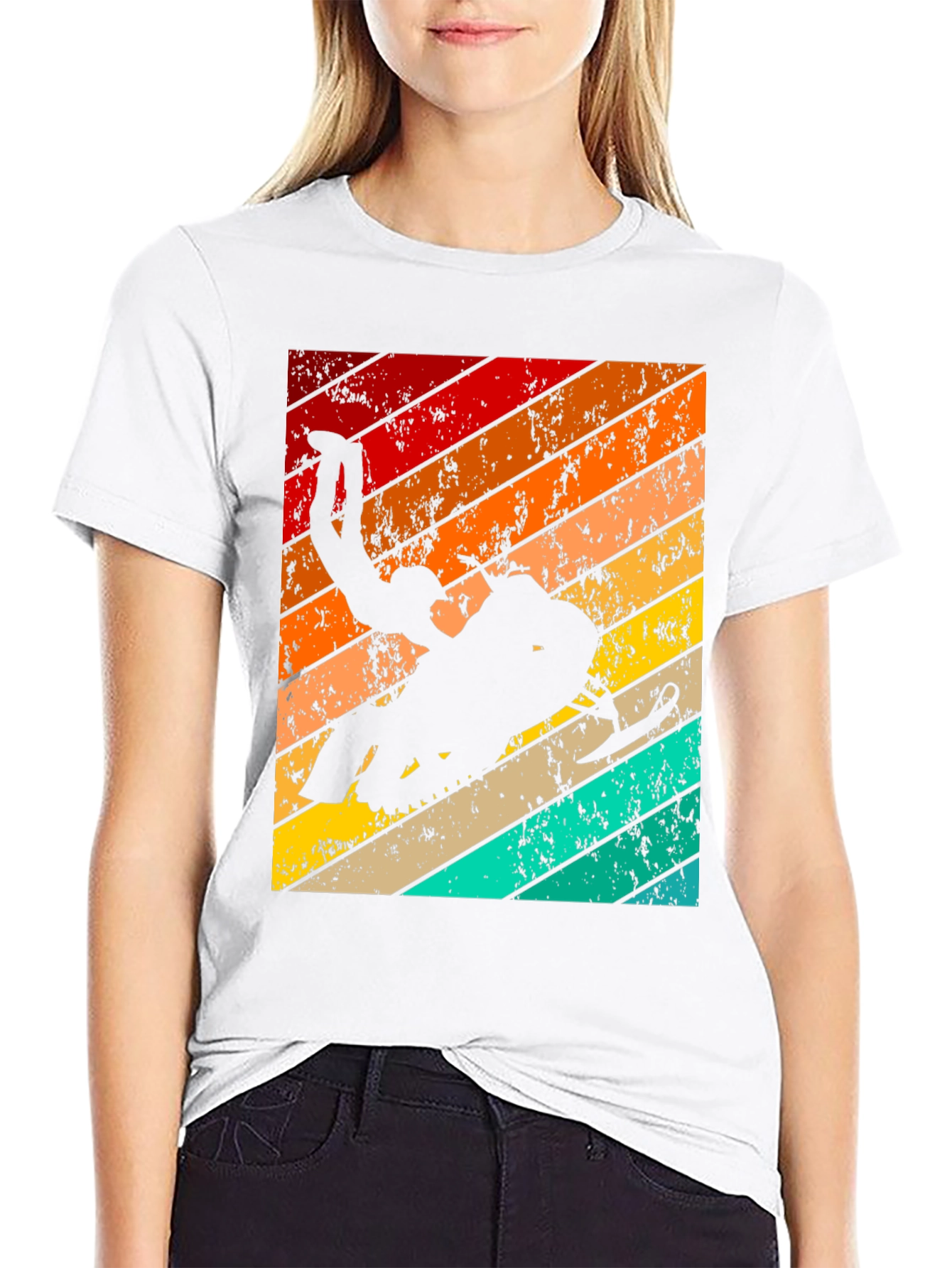 Retro Snowmobile Stunt T-Shirt