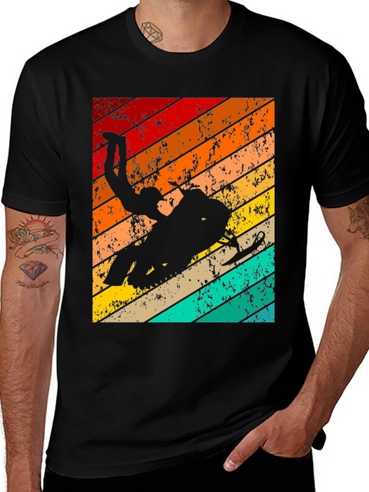 Retro Snowmobile Stunt T-Shirt