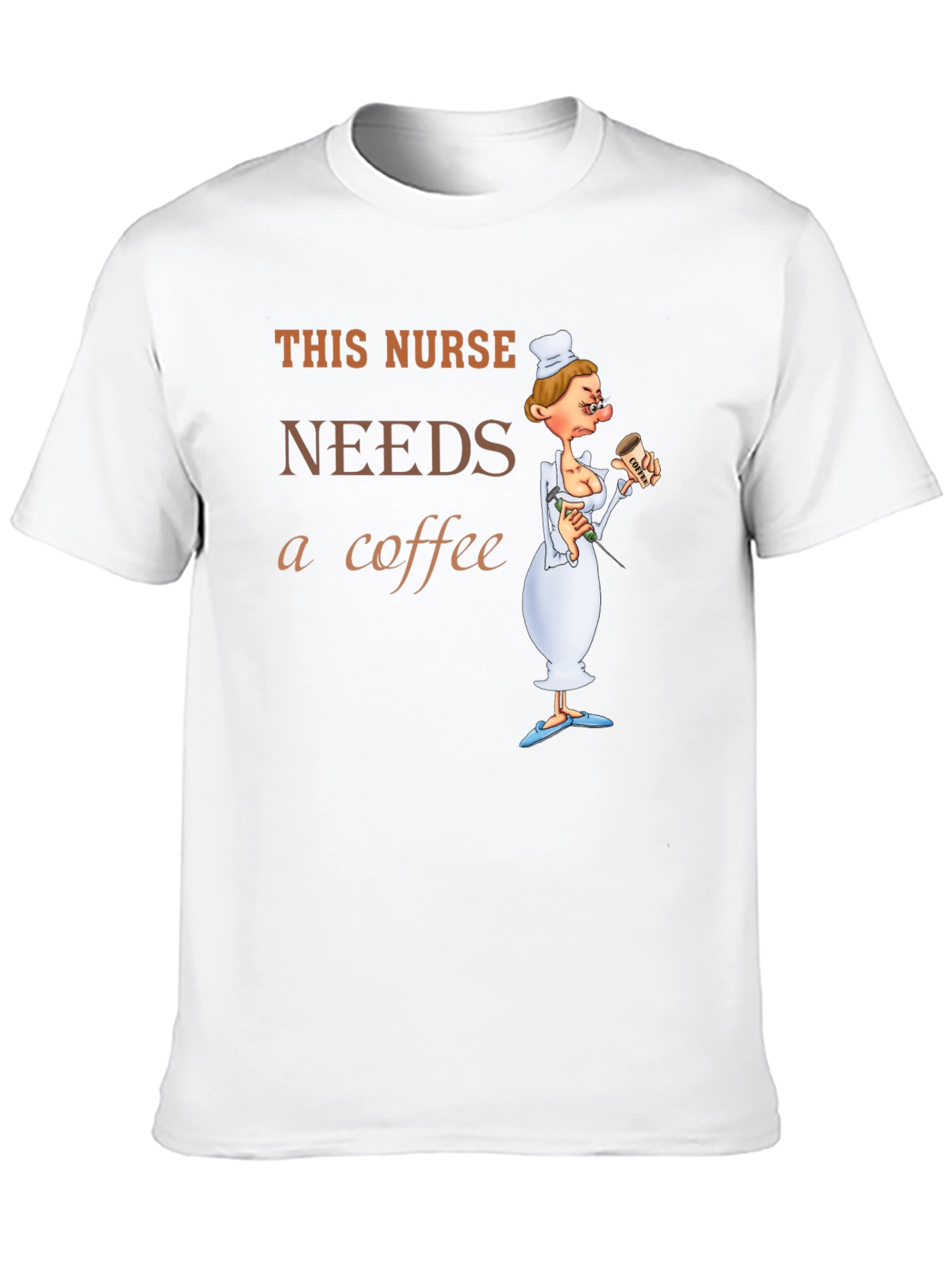 This Nurse Needs Coffee T-Shirt Funny Gift