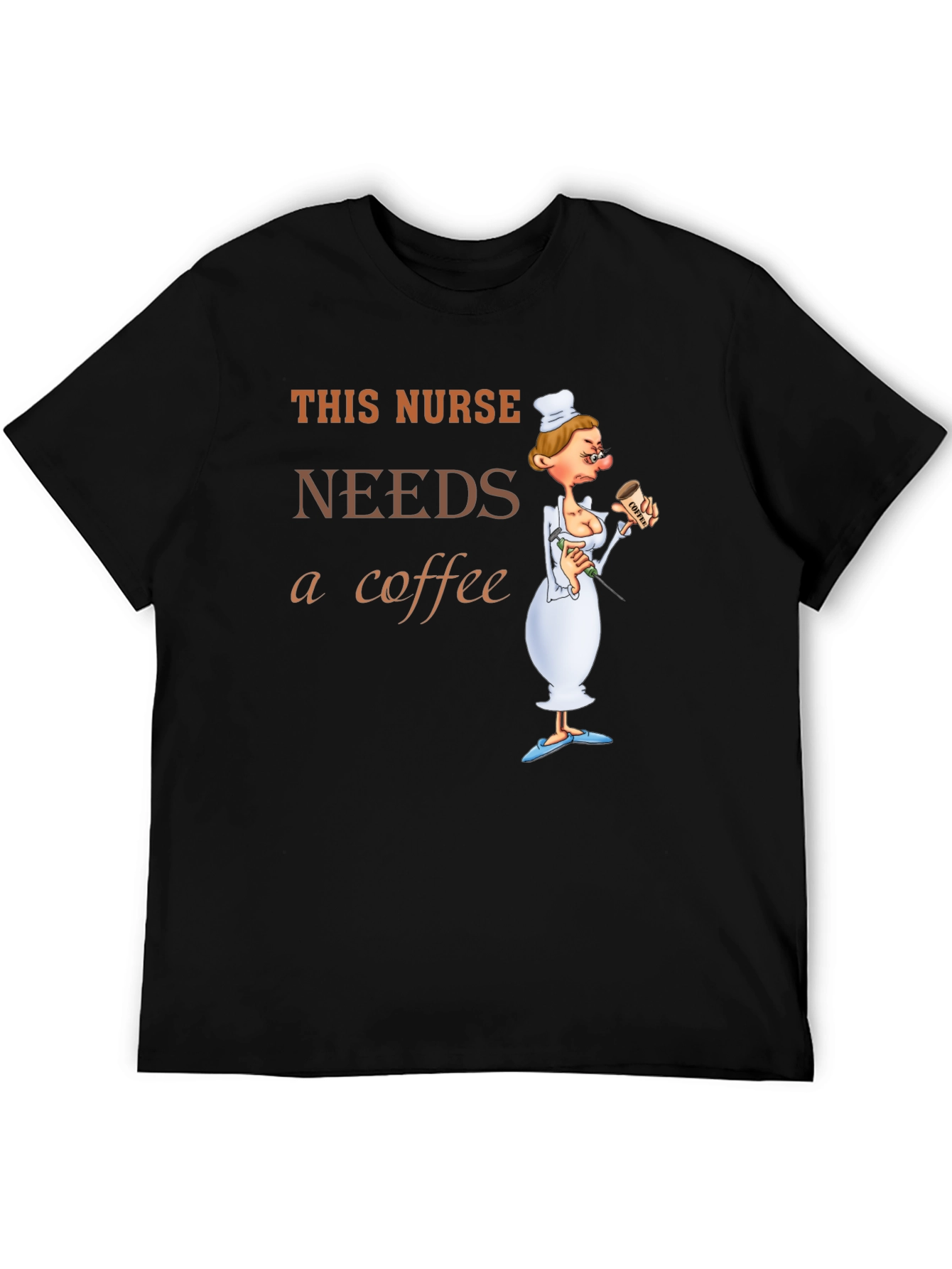 This Nurse Needs Coffee T-Shirt Funny Gift