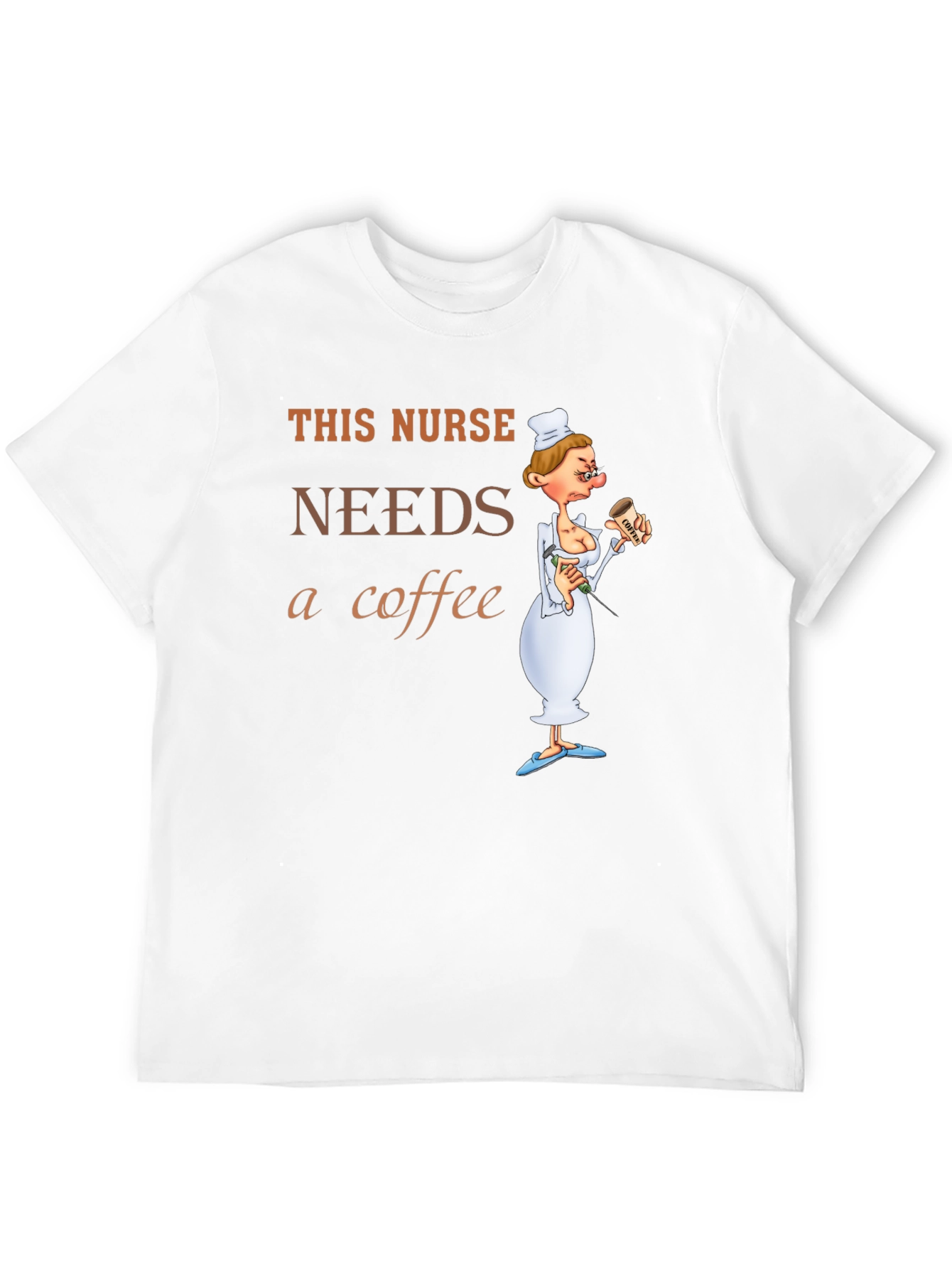 This Nurse Needs Coffee T-Shirt Funny Gift