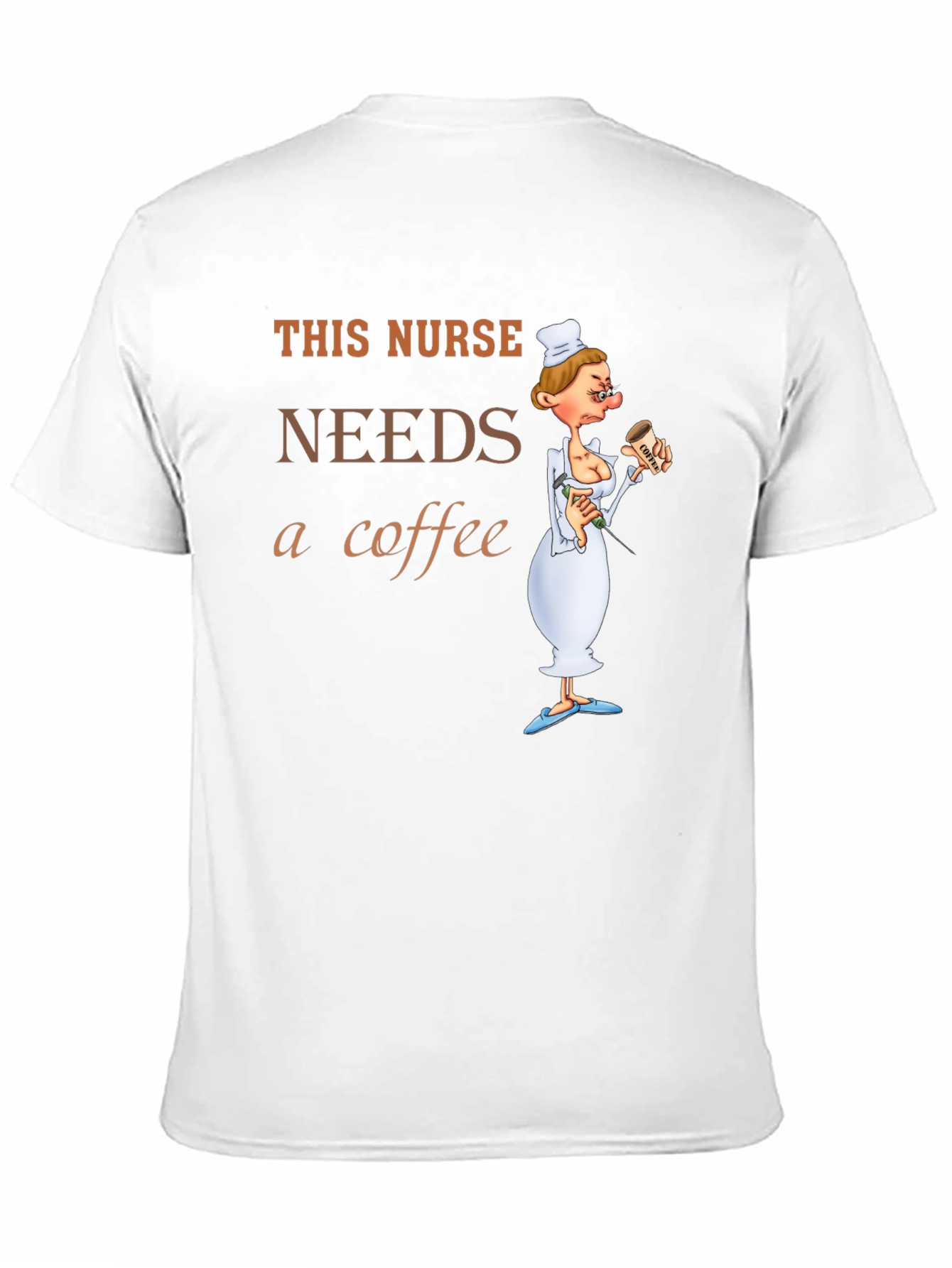 This Nurse Needs Coffee T-Shirt Funny Gift