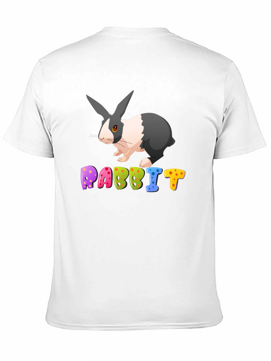 Rabbit Graphic Tee - Fun Colorful Design