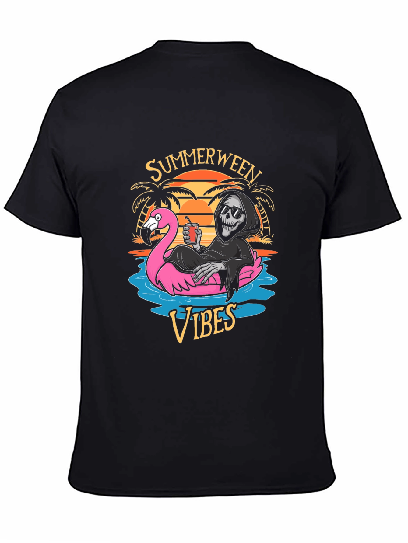 Summerween Vibes Graphic T-Shirt