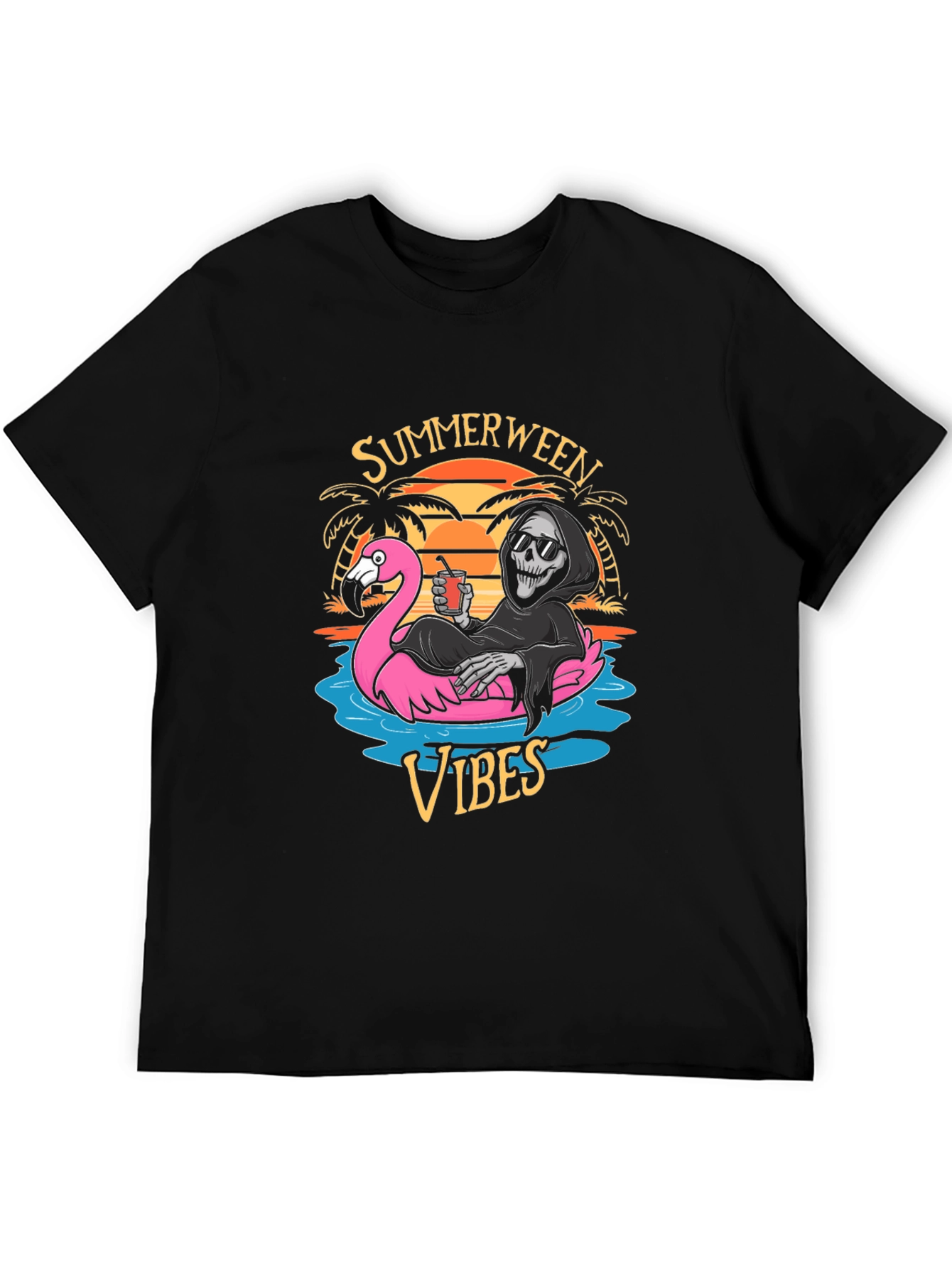 Summerween Vibes Graphic T-Shirt