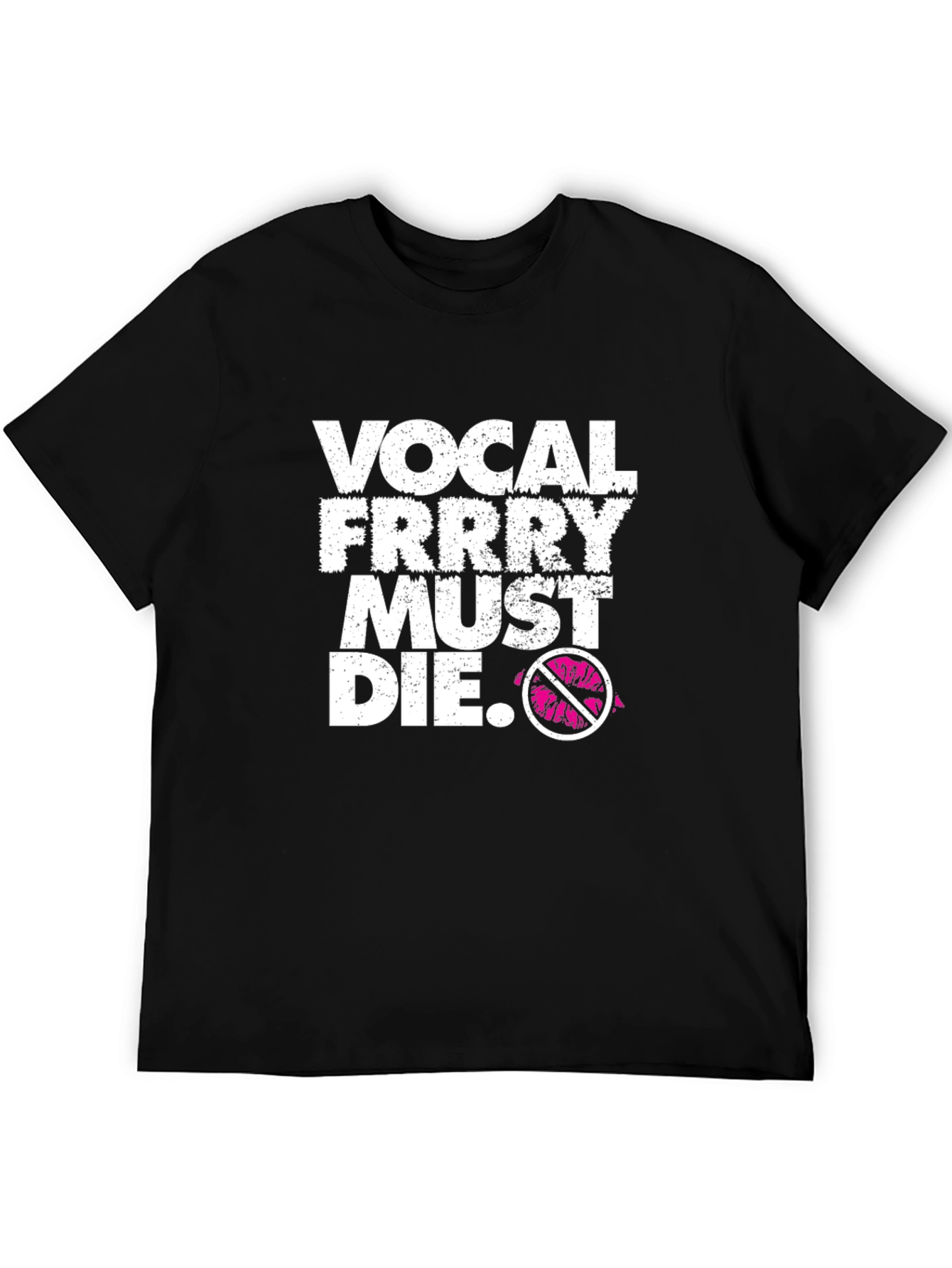 Vocal Frrry Must Die Black Graphic Tee