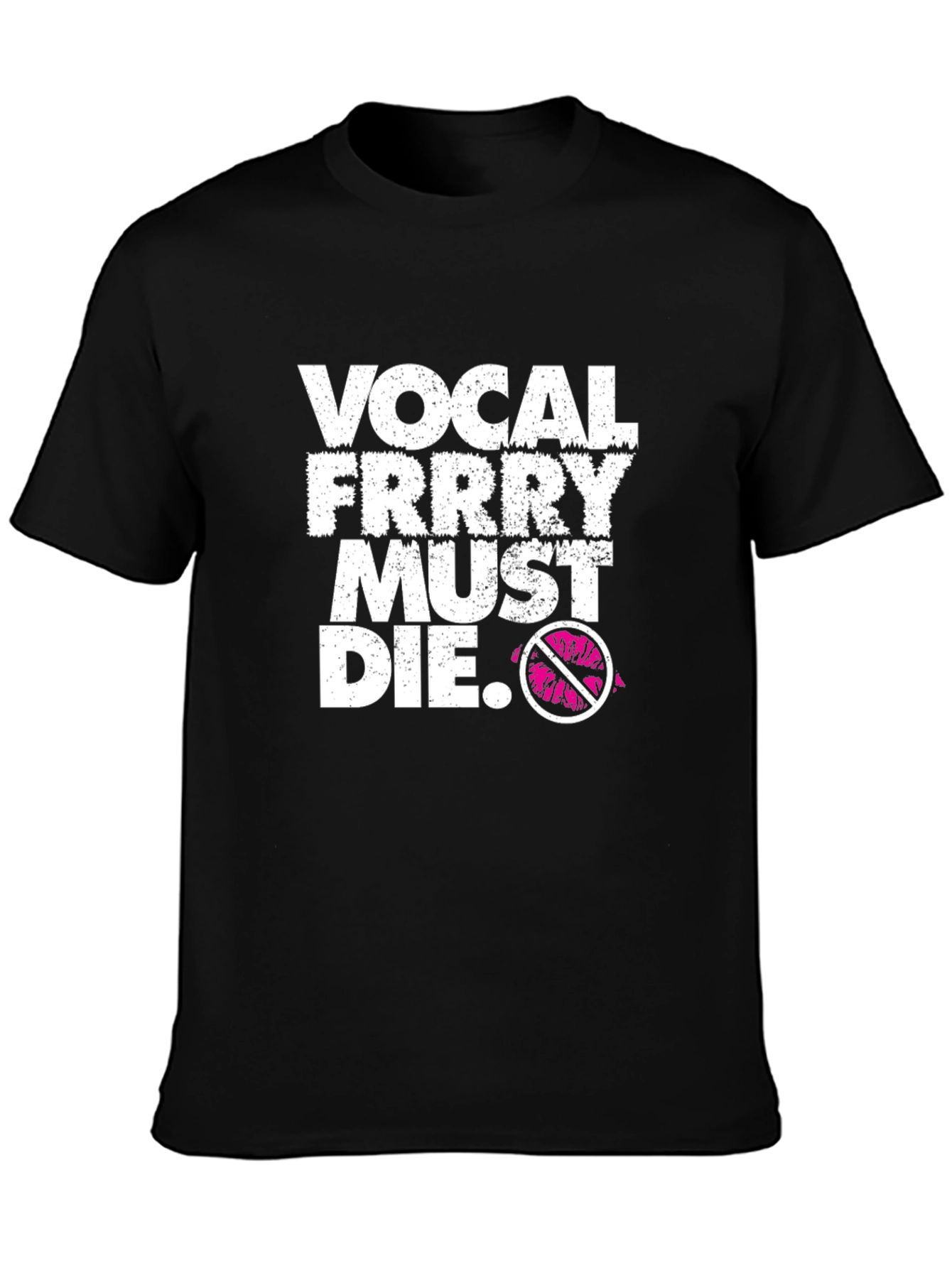 Vocal Frrry Must Die Black Graphic Tee