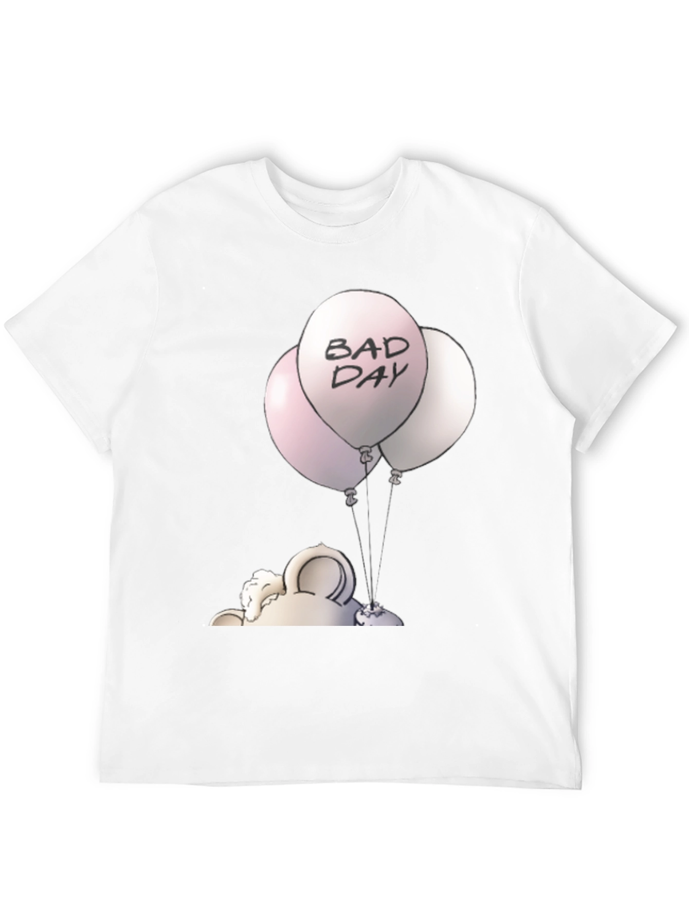 Bad Day Balloons Graphic Tee - Unisex Black T-Shirt